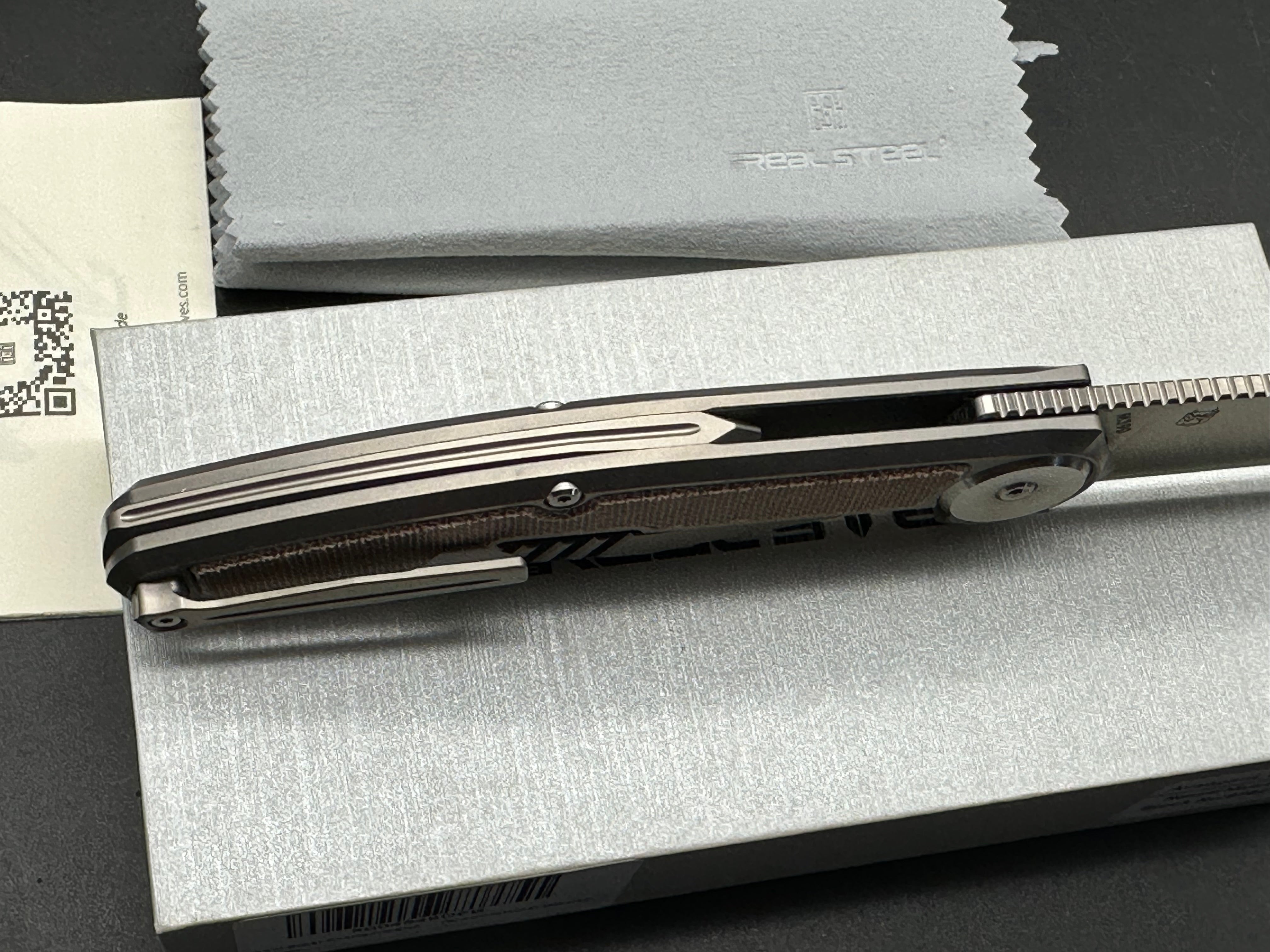 Real Steel Avangard | M390 | Titanium & Micarta