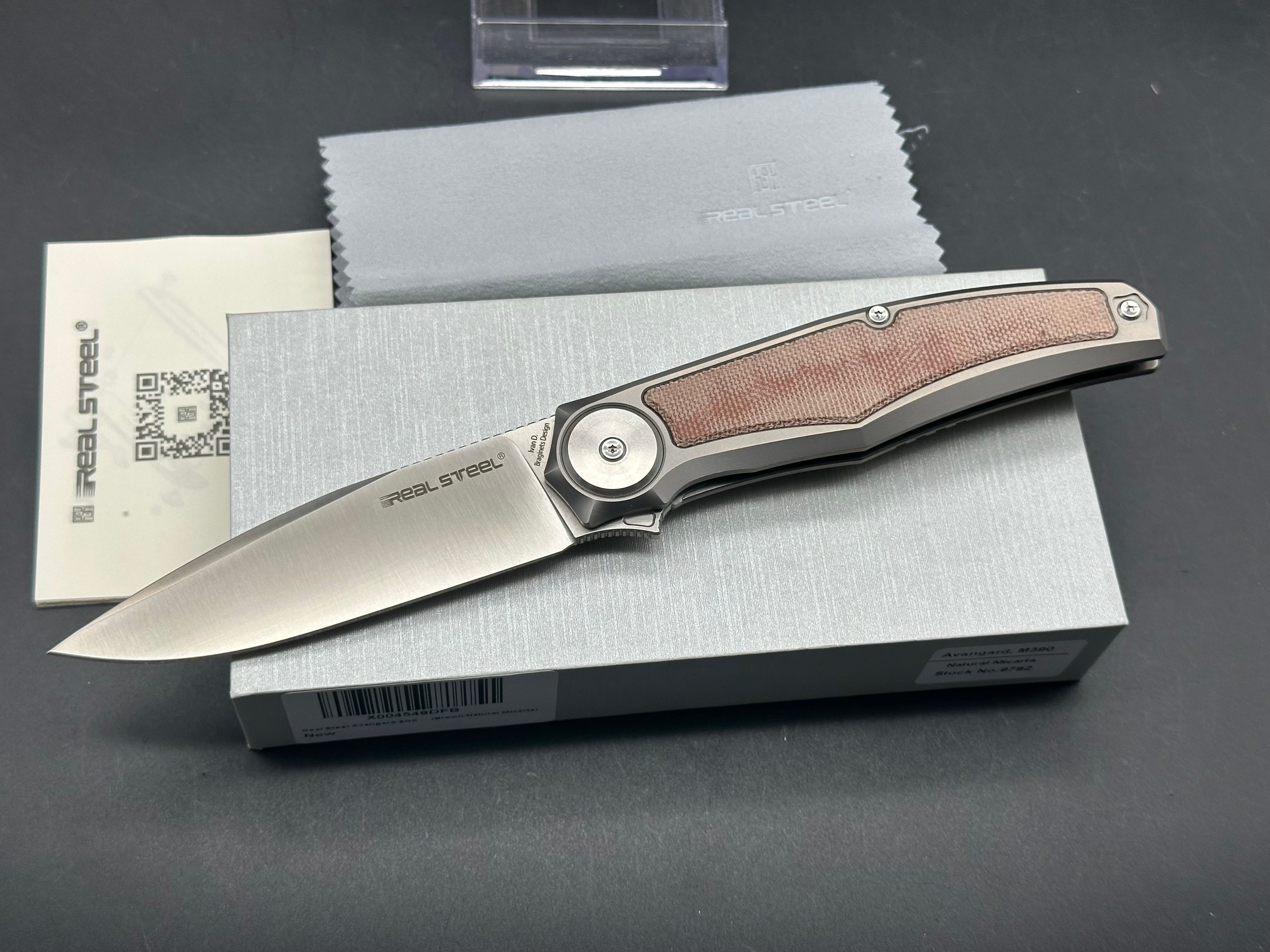 Real Steel Avangard | M390 | Titanium & Micarta