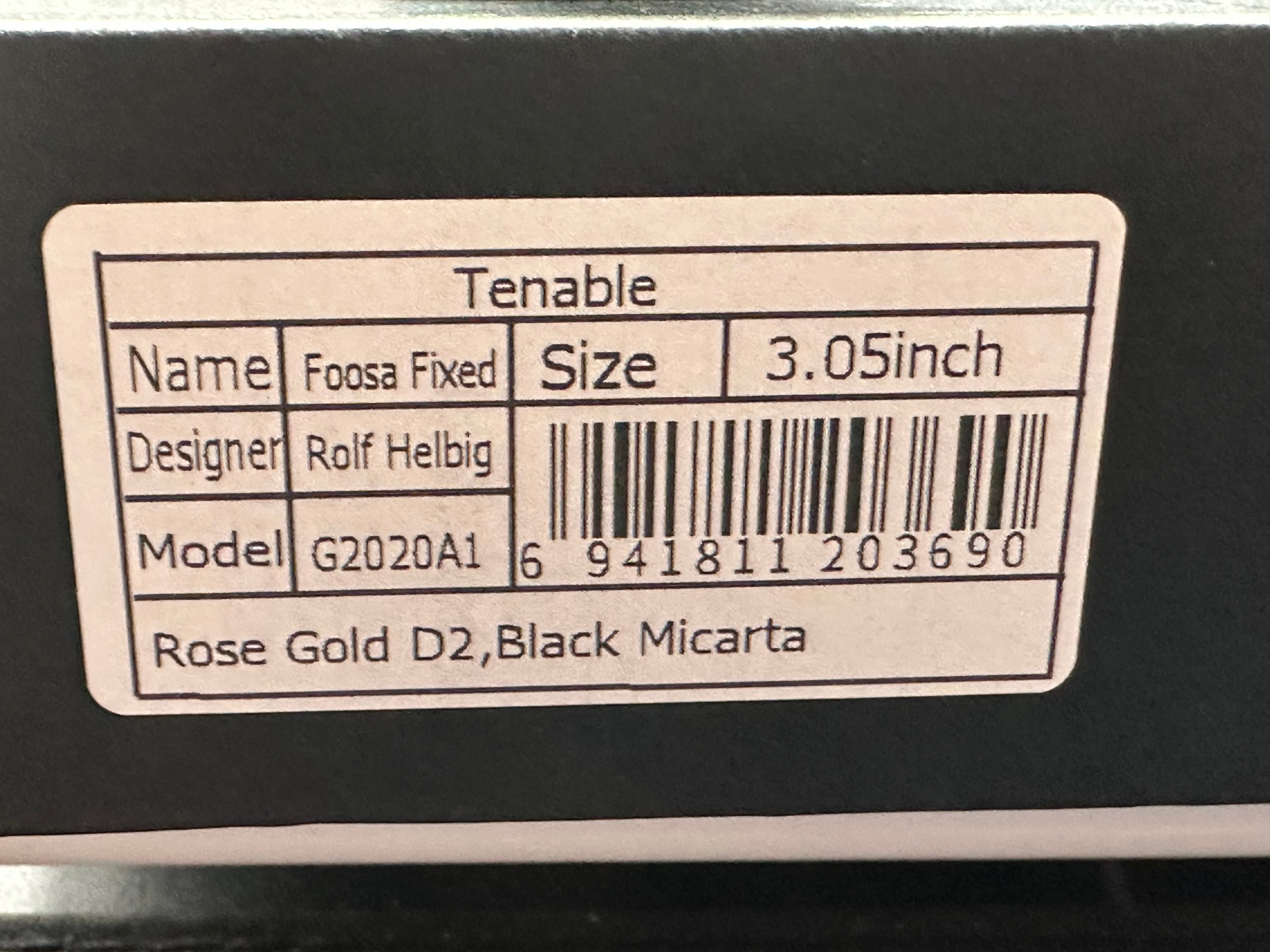 2- Tenable Foosa knives PEI and micarta