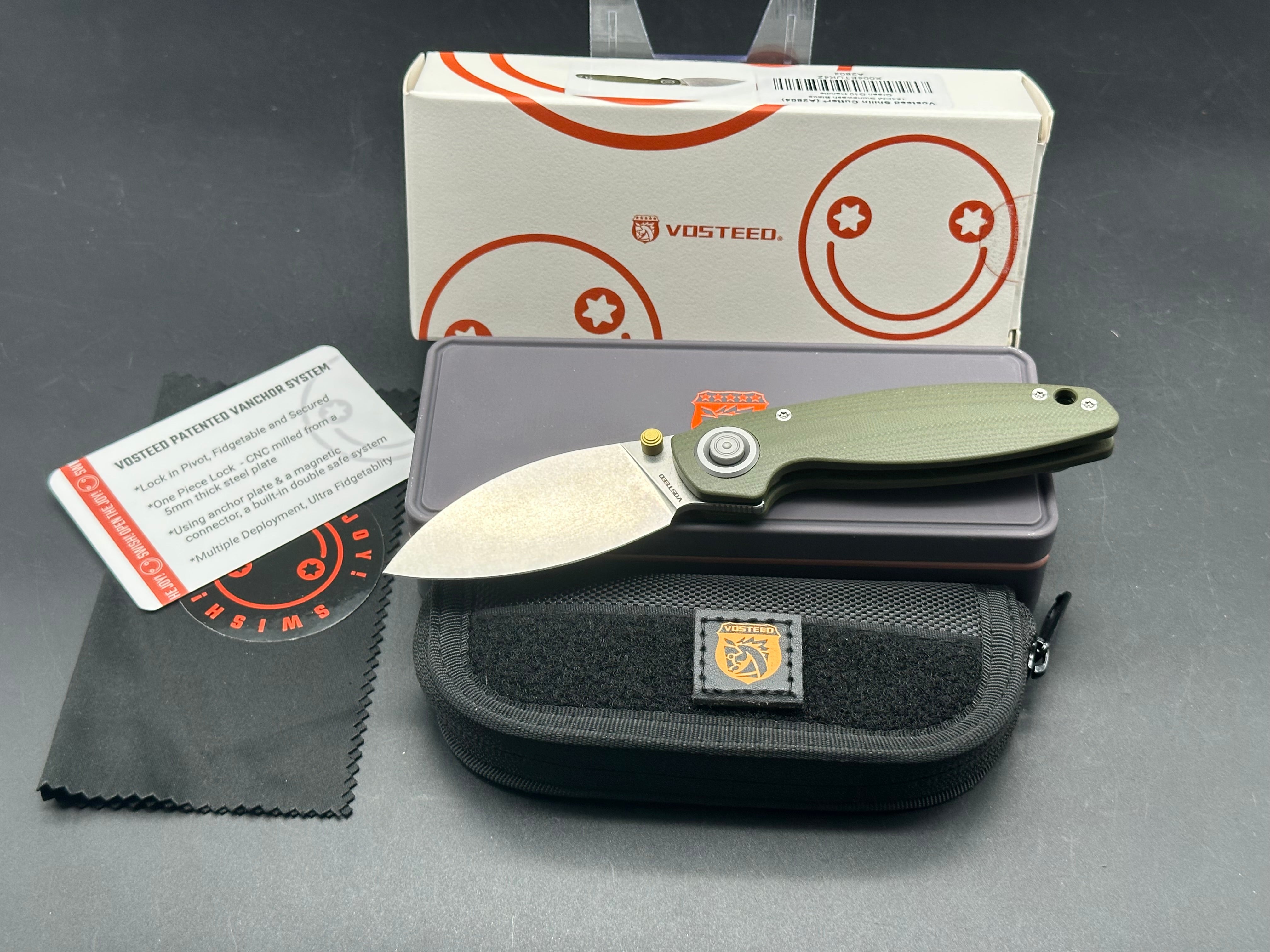 Vosteed Shilin Cutter Green G10