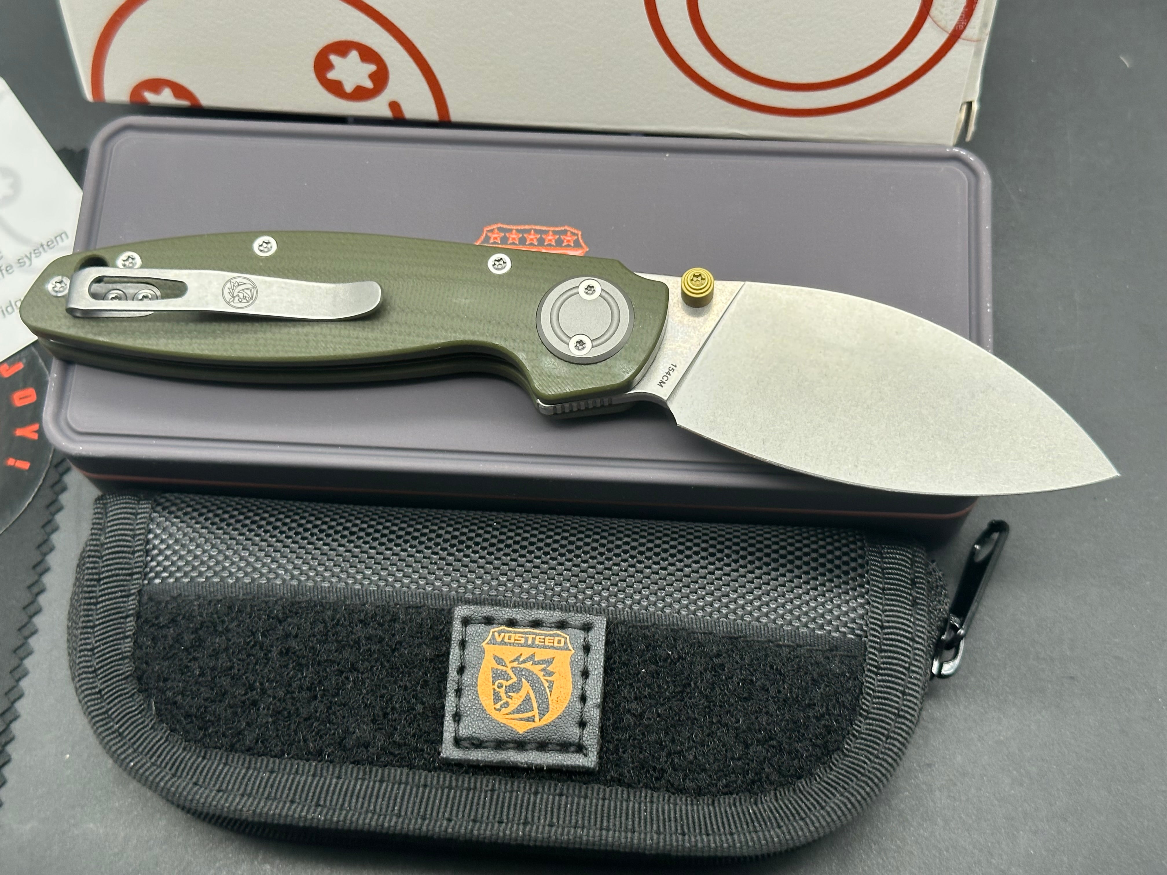 Vosteed Shilin Cutter Green G10