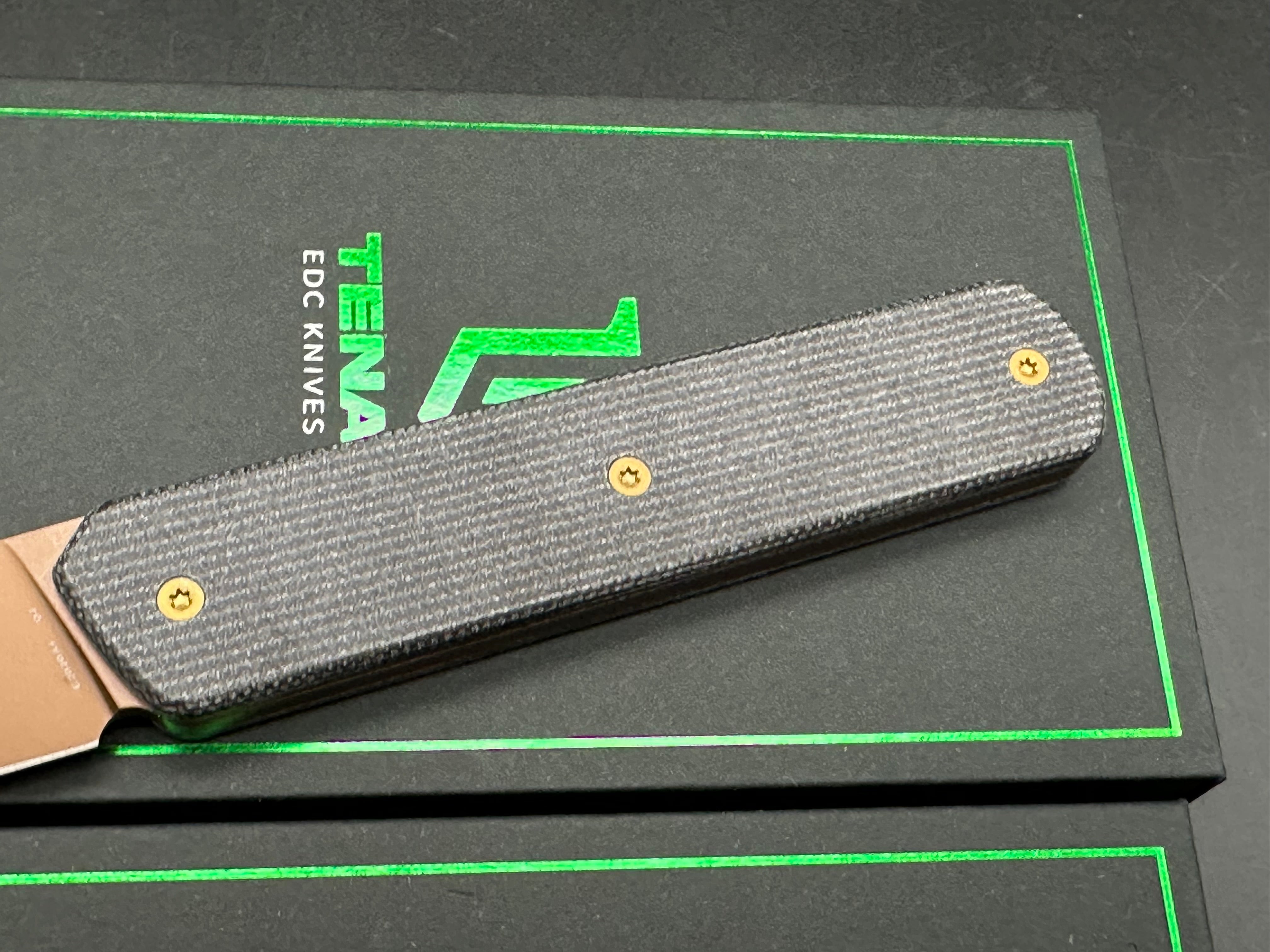 2- Tenable Foosa knives PEI and micarta