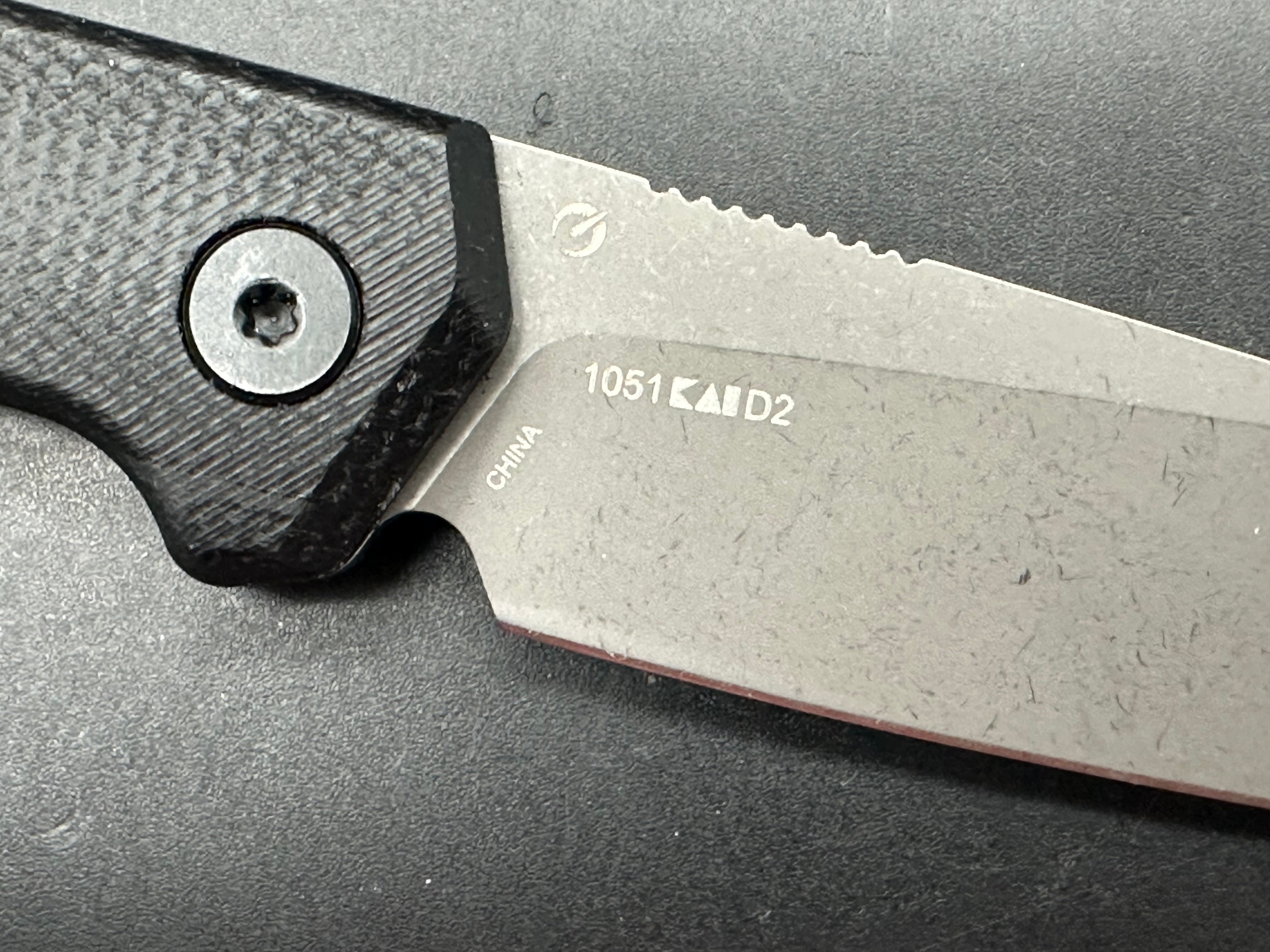 Kershaw Mini Iridium Fixed Blade Knife Black Micarta (3.1" SW)