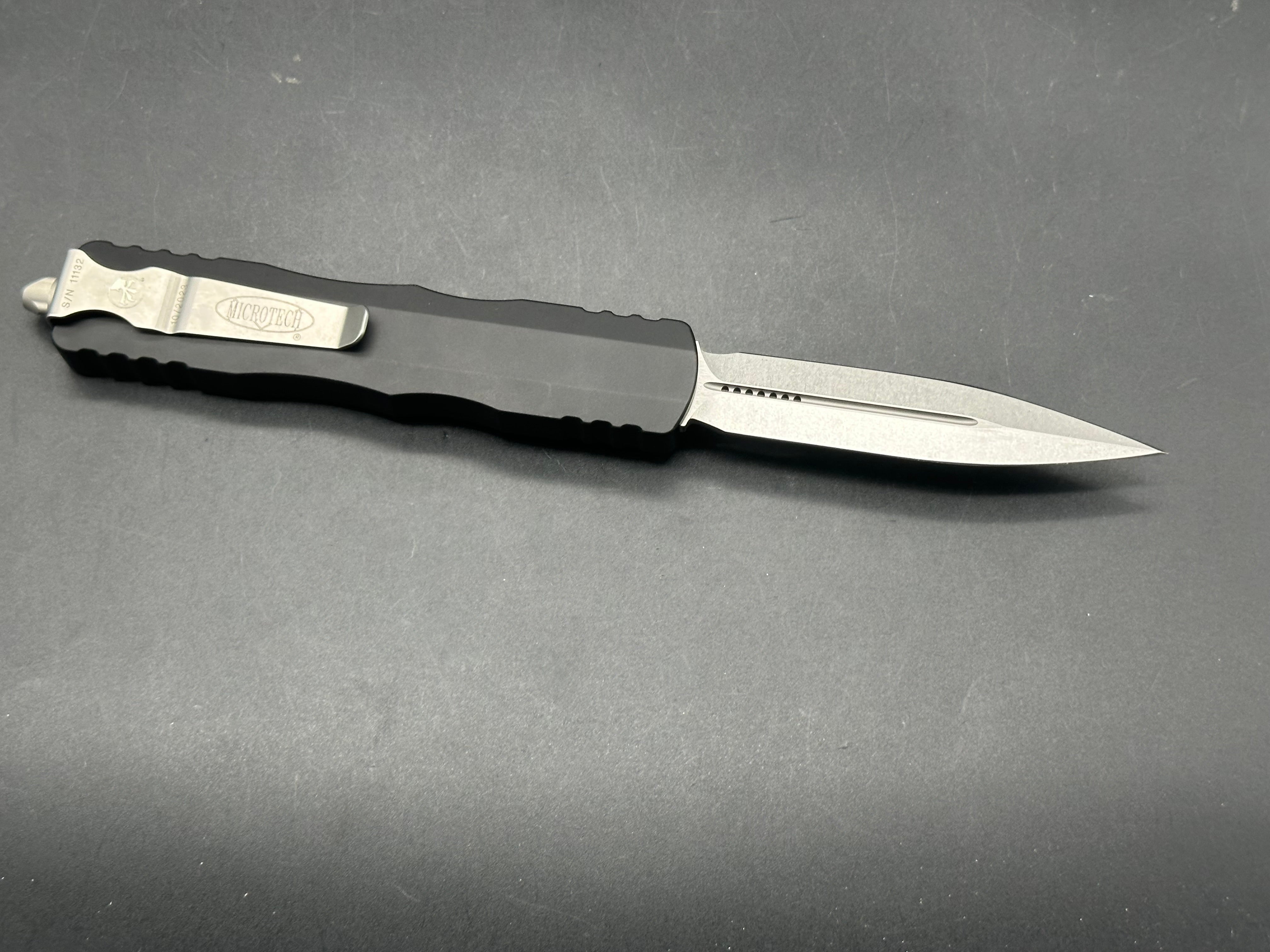 Microtech Dirac Dagger OTF Automatic Knife Black