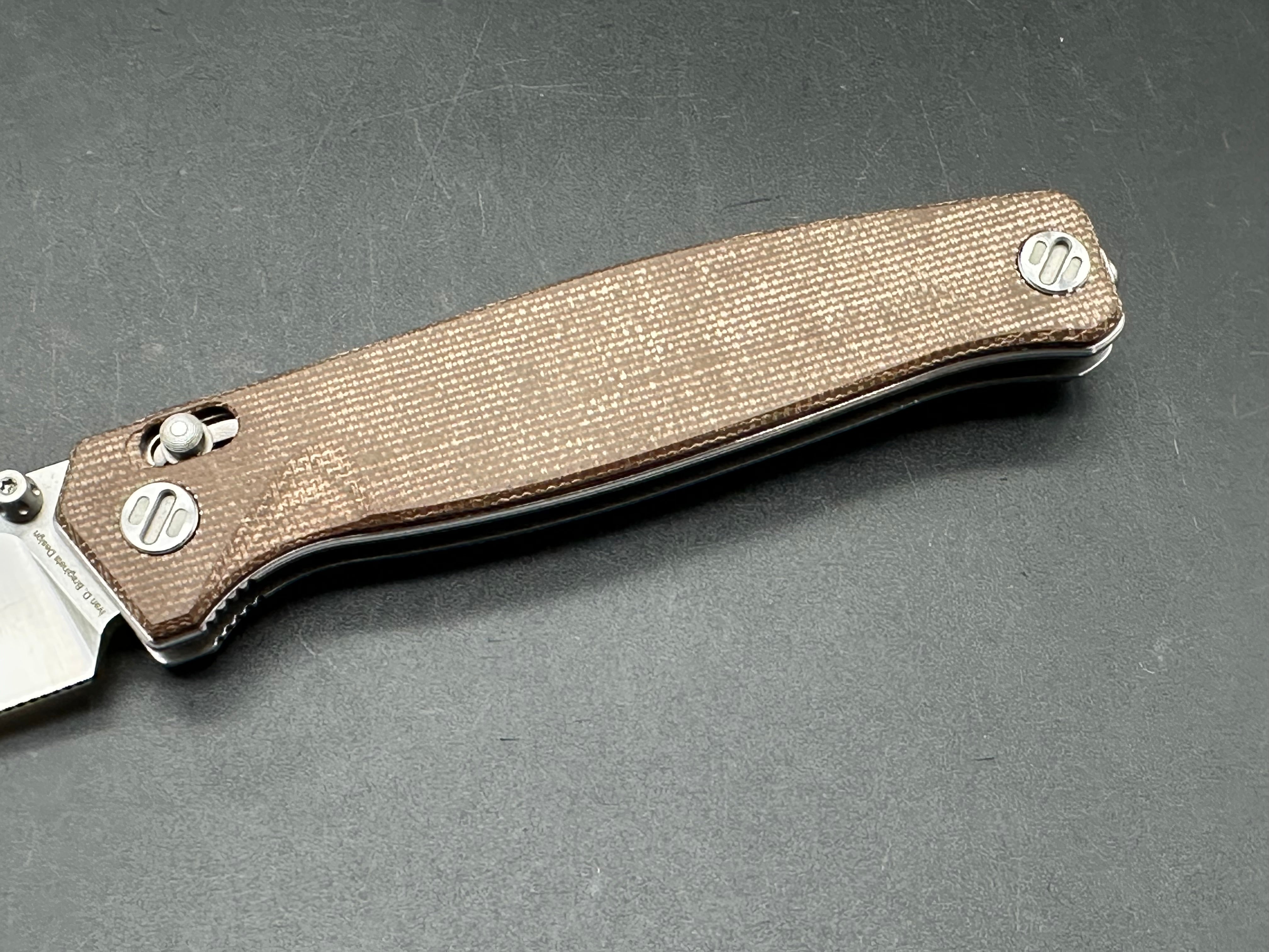 Real Steel Huginn Crossbar Lock Knife Micarta (3.65" Satin)