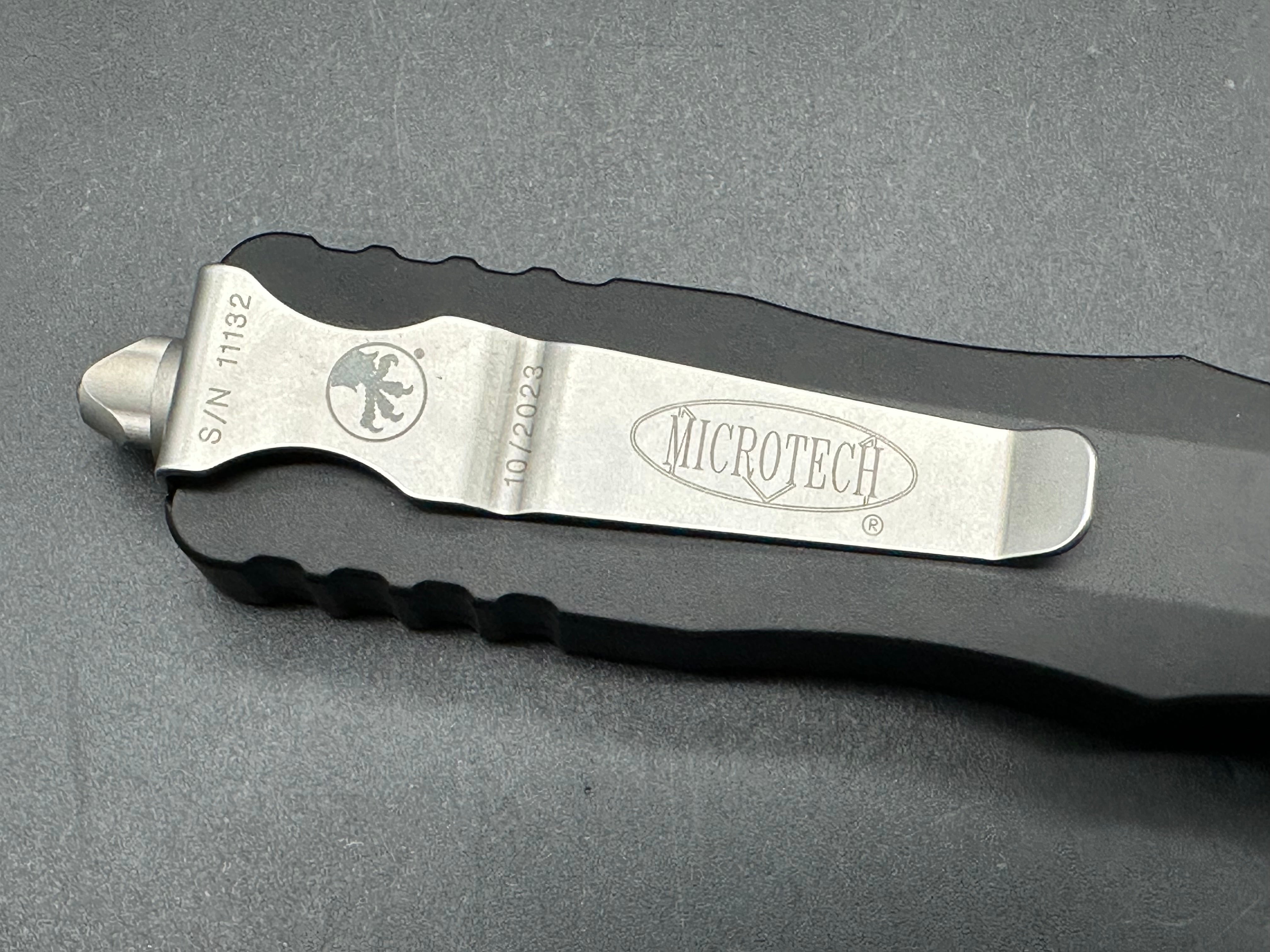 Microtech Dirac Dagger OTF Automatic Knife Black