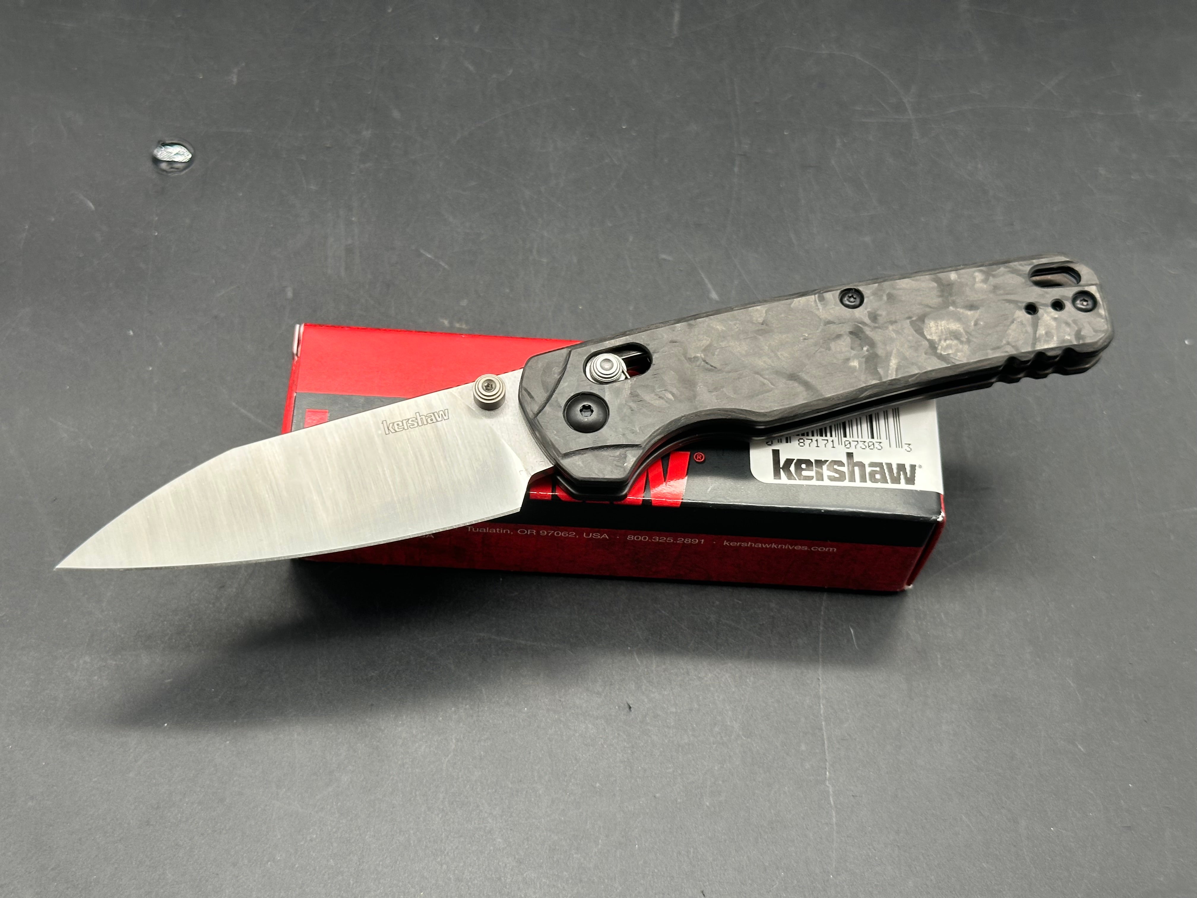 Kershaw Bel Air XL DuraLock Knife Carbon Fiber (3.4" Satin)