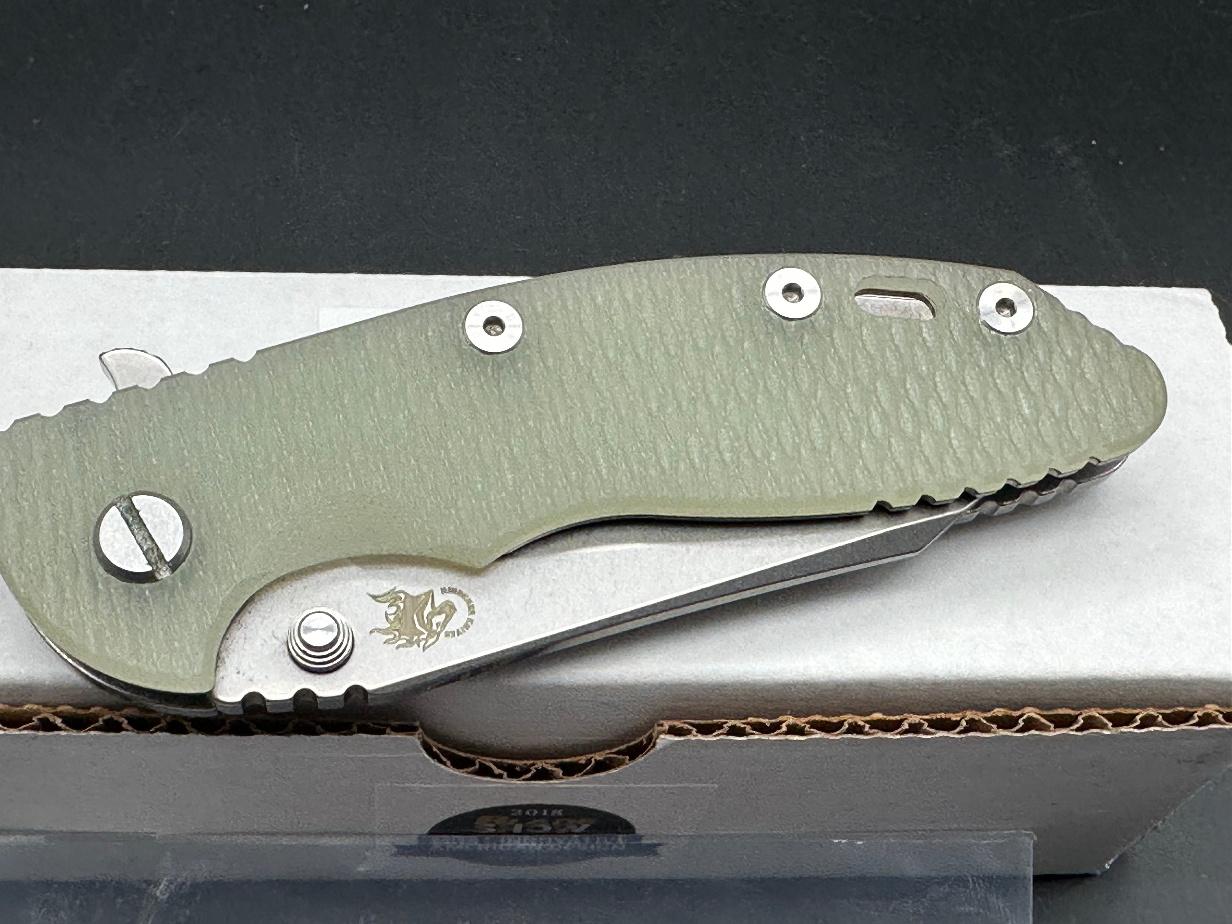 Hinderer XM-18 3.5 DLT Exclusive no choil wharncliffe gen 6 triway pivot M390