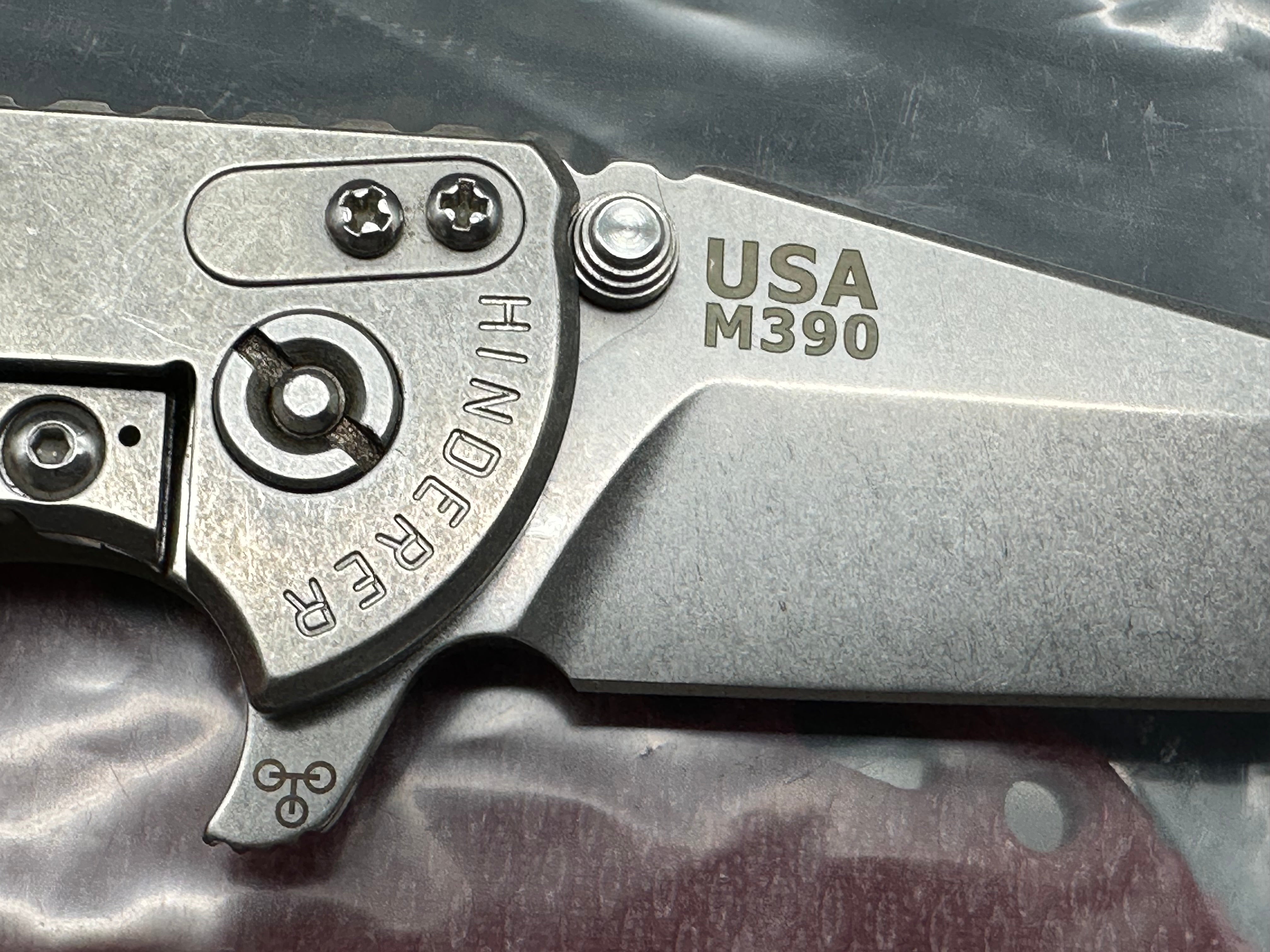 Hinderer XM-18 3.5 DLT Exclusive no choil wharncliffe gen 6 triway pivot M390