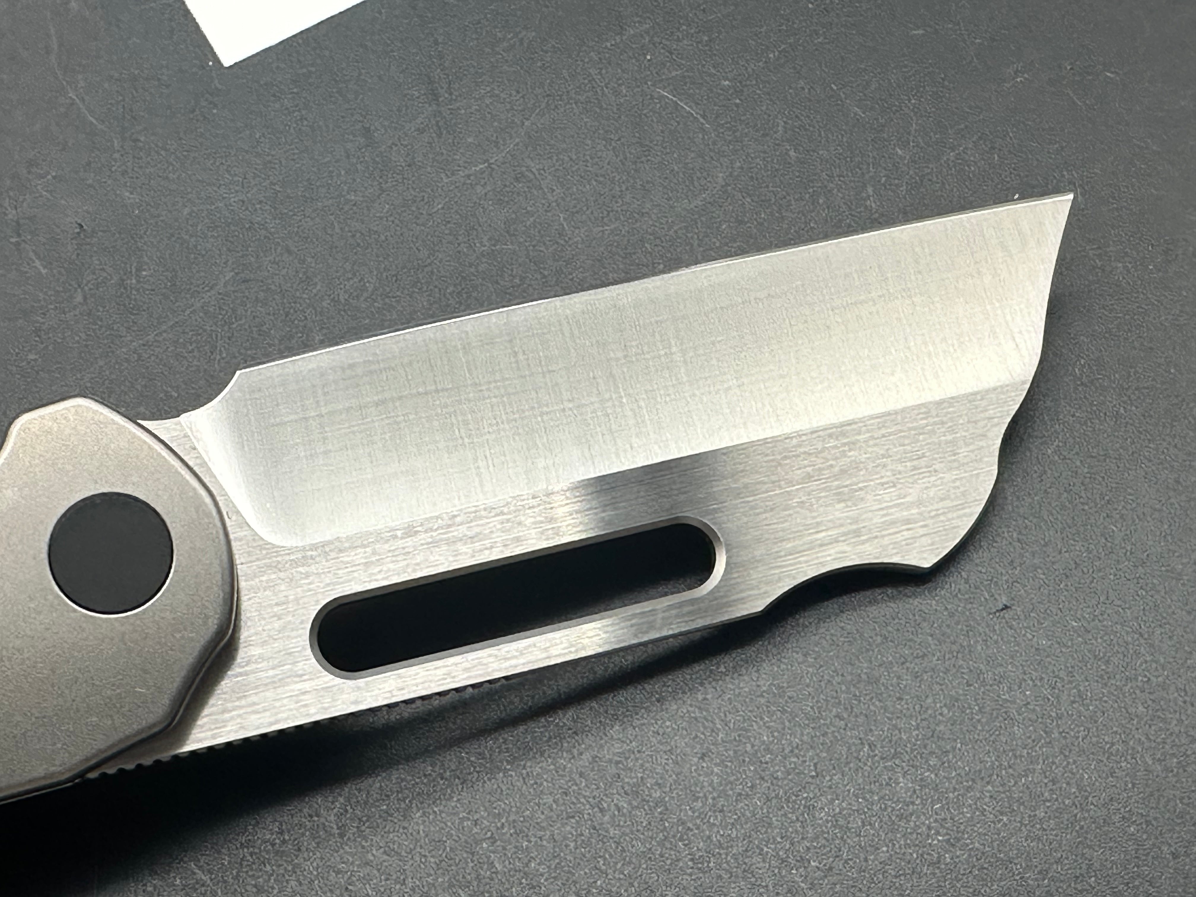 New Breed EDC Clydesdale titanium handle w/14C28N blade