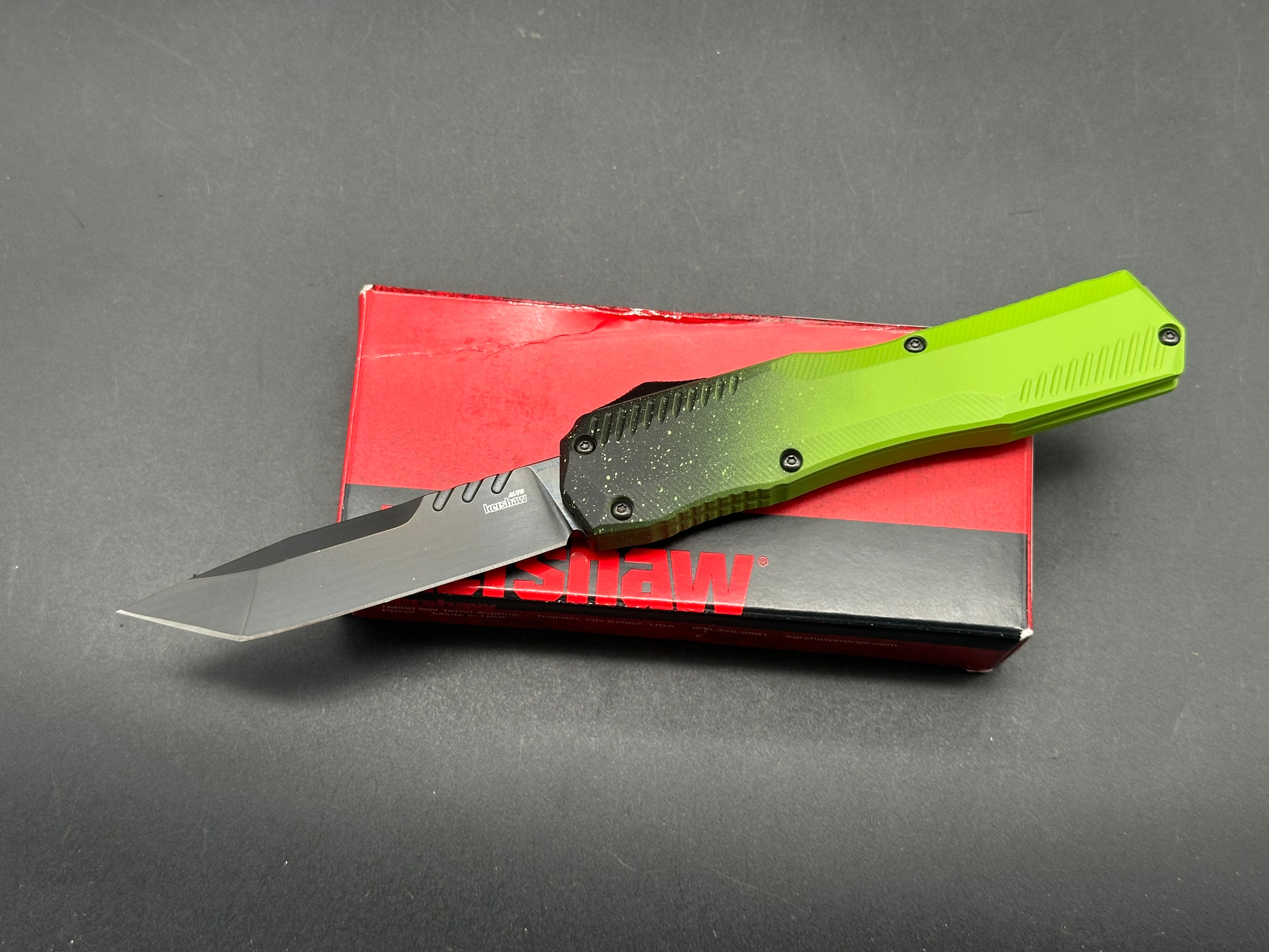 Kershaw livewire/ limited edition zombie cerakote from Blade Show Atlanta/ magnacut blade