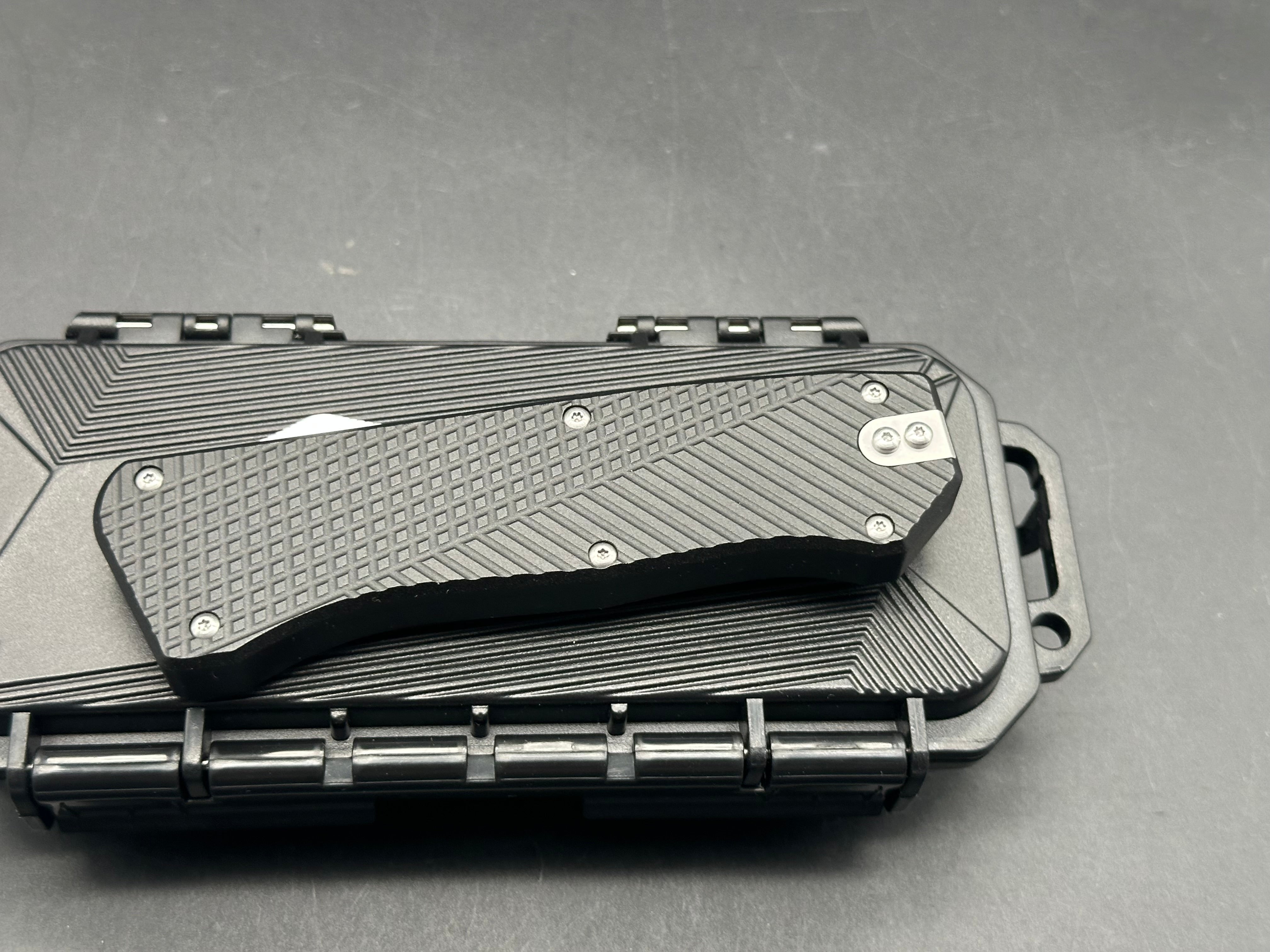 Takcom Bulldog otf/M390 stonewashed blade/ 7.8" overall length