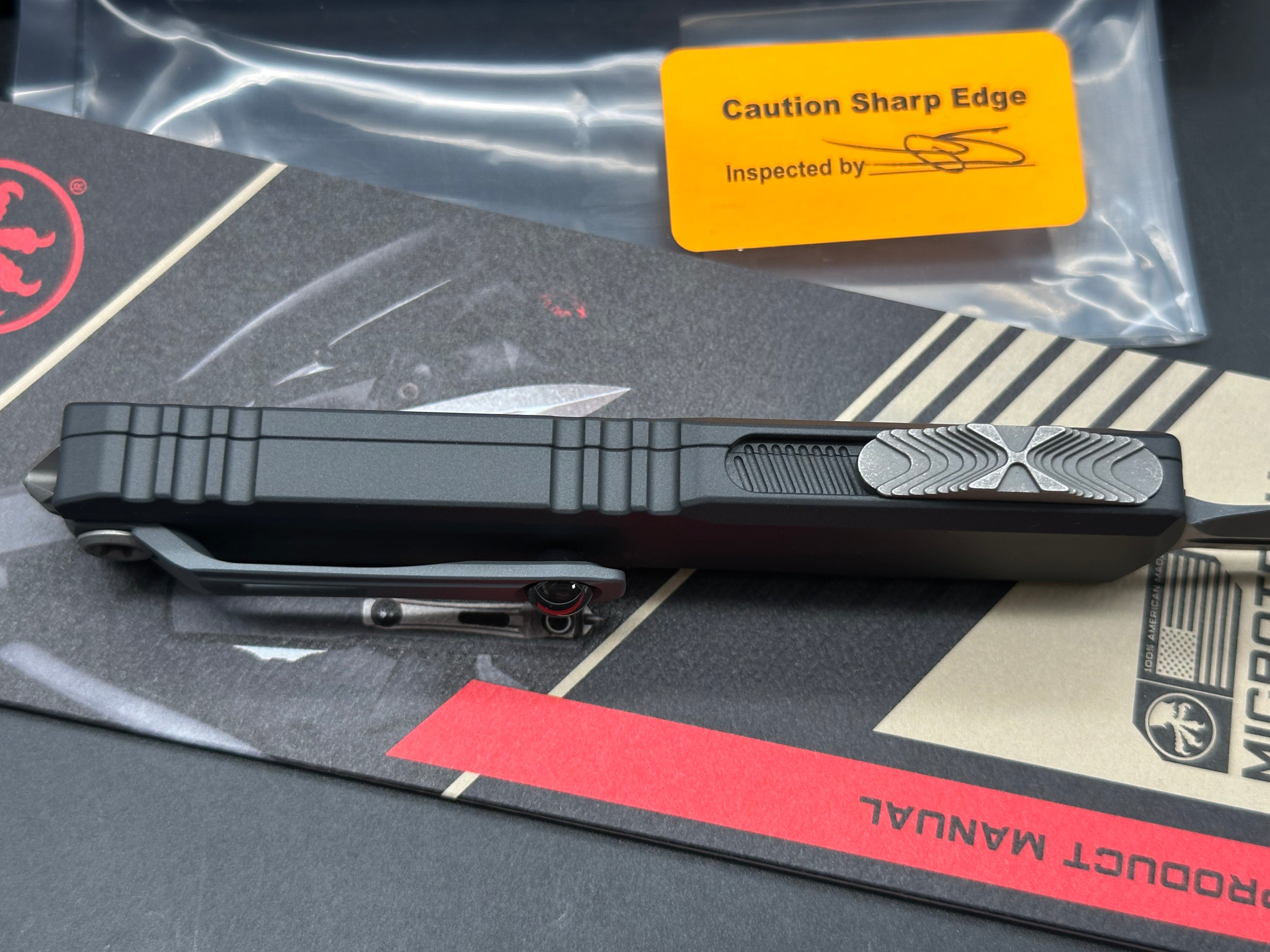 Microtech Ultratech Gen IV Blade Show special M390 blade