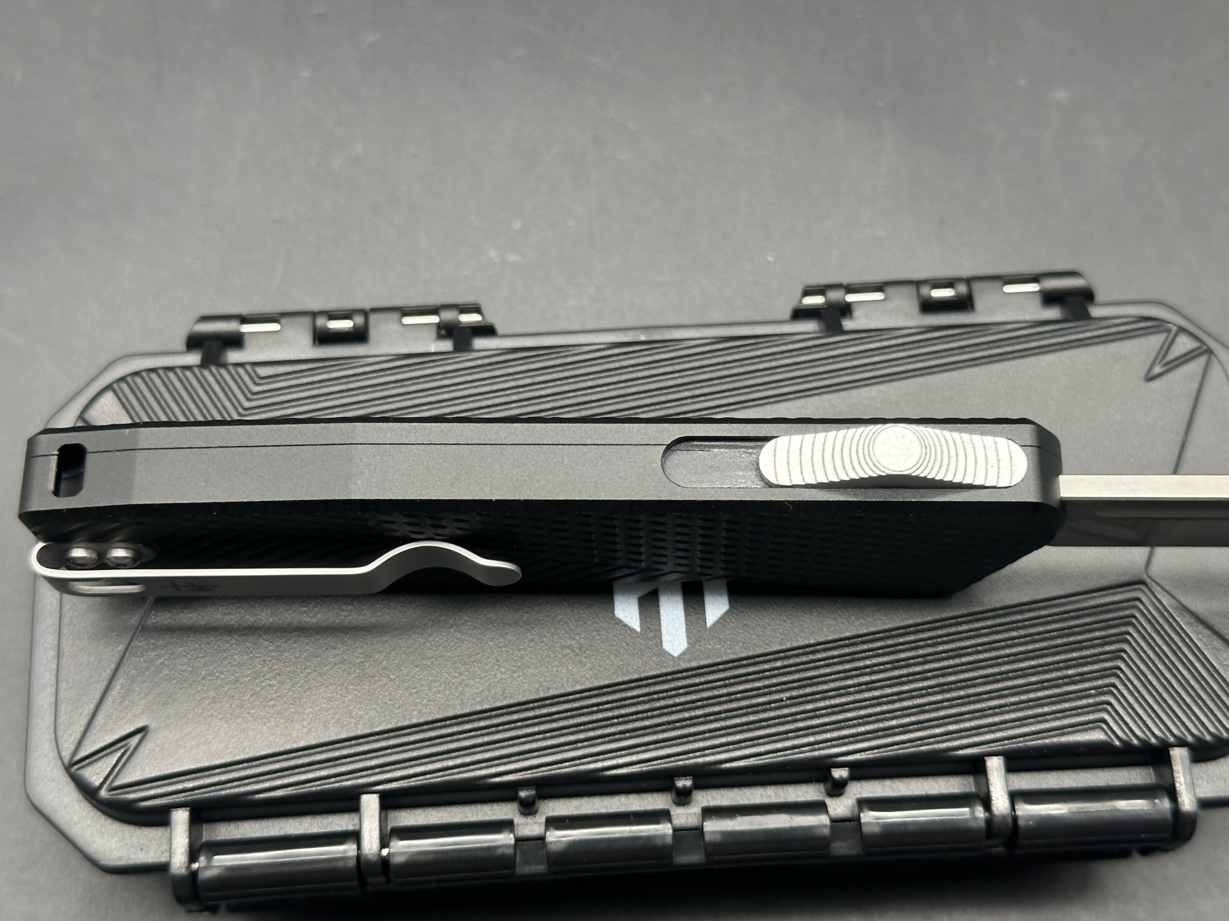 Takcom Bulldog otf/M390 stonewashed blade/ 7.8" overall length