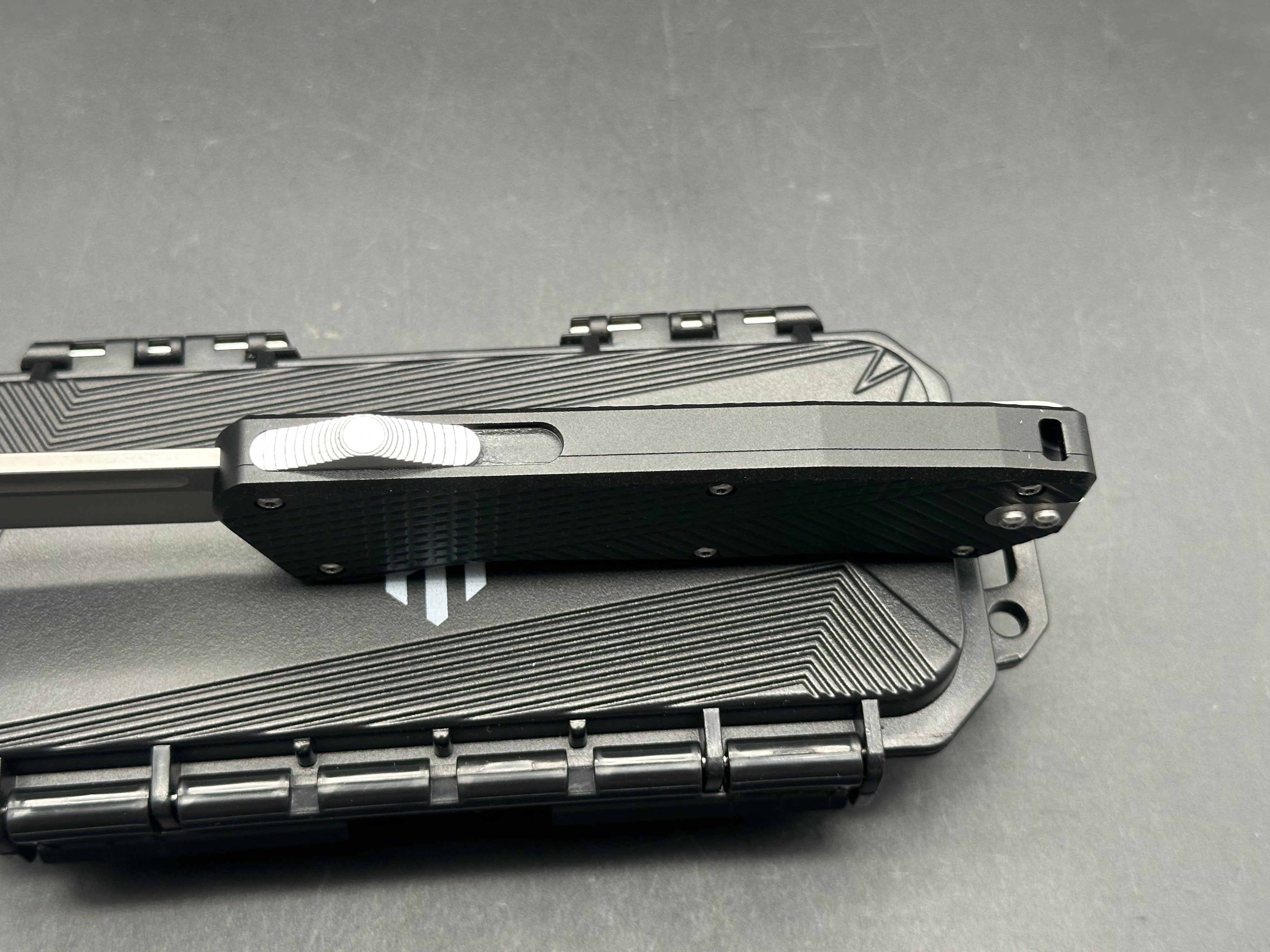 Takcom Bulldog otf/M390 stonewashed blade/ 7.8" overall length