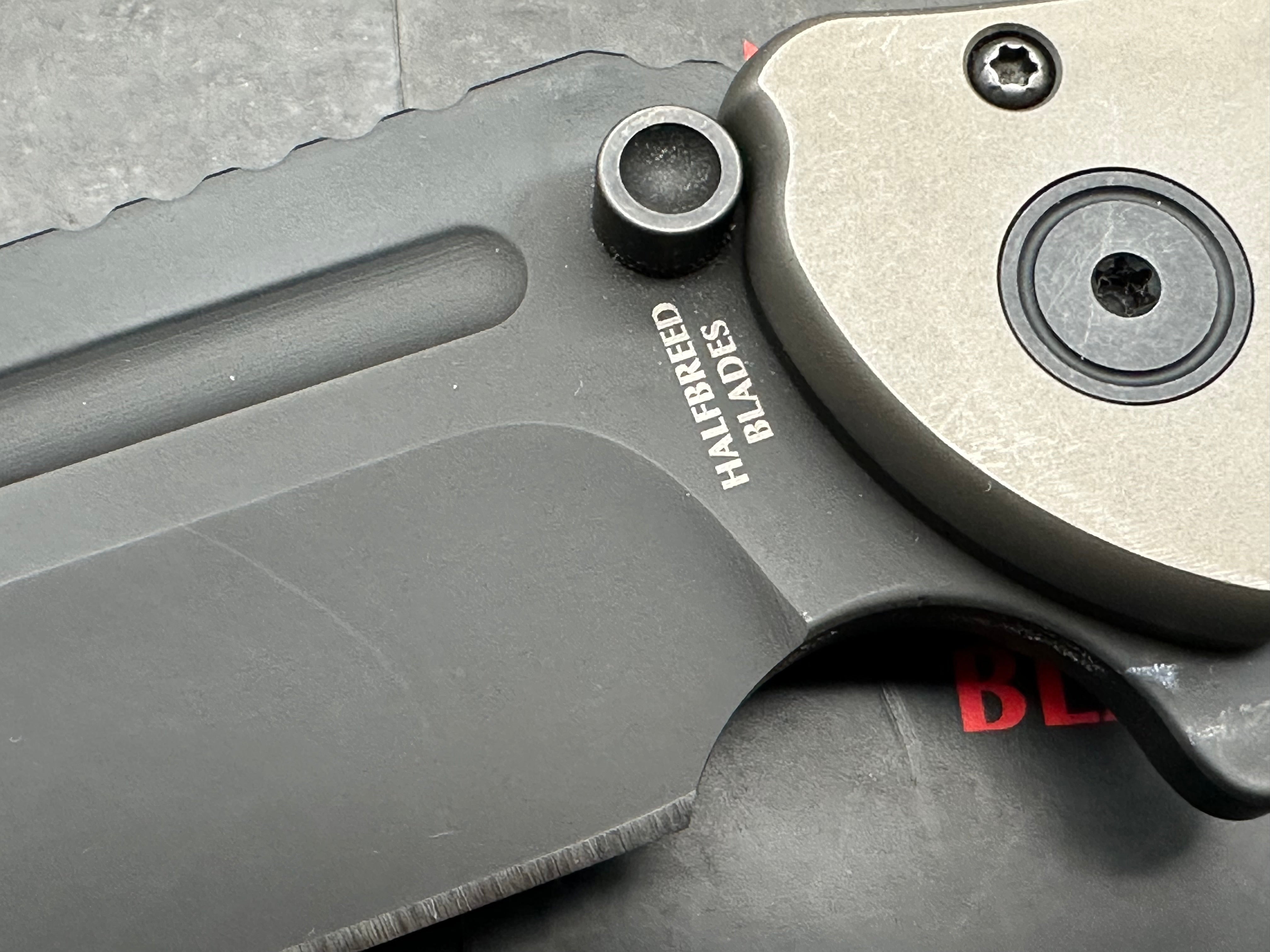 Halfbreed Blades gen 1 large bush folder/titanium/s35vn blade