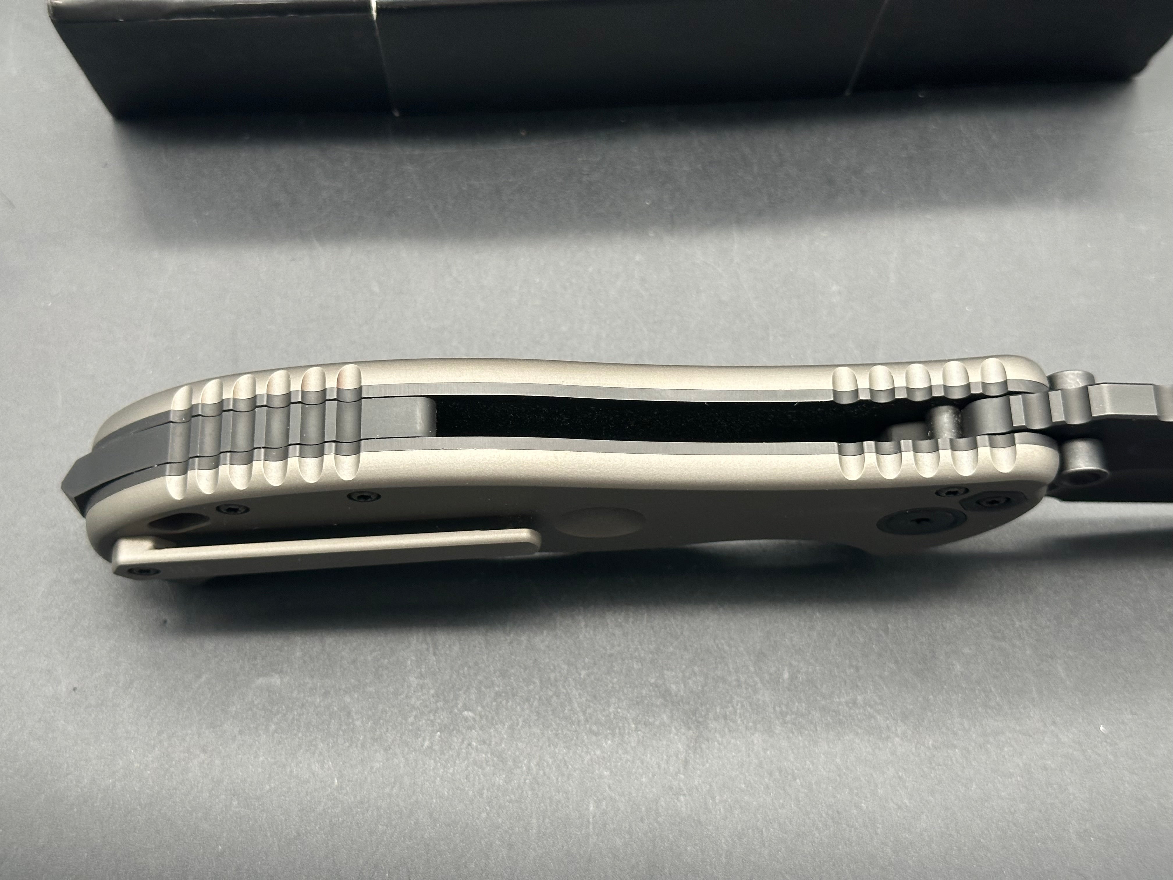 Halfbreed Blades gen 1 large bush folder/titanium/s35vn blade