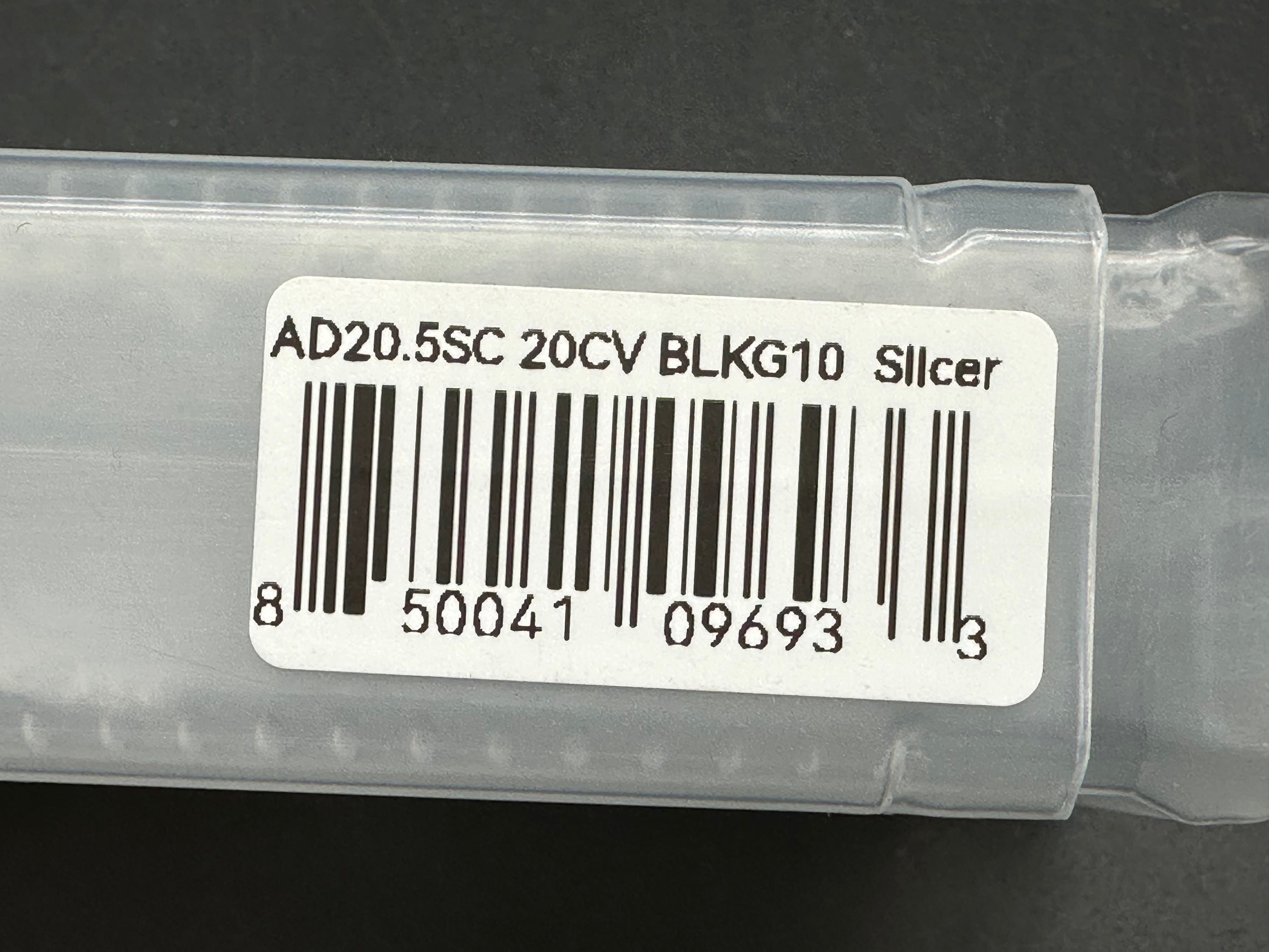 Demko Shark Cub (NEW), 2.75" CPM 20CV Stonewash Blade with Black G10 Handle with Skiff Bearings Installed