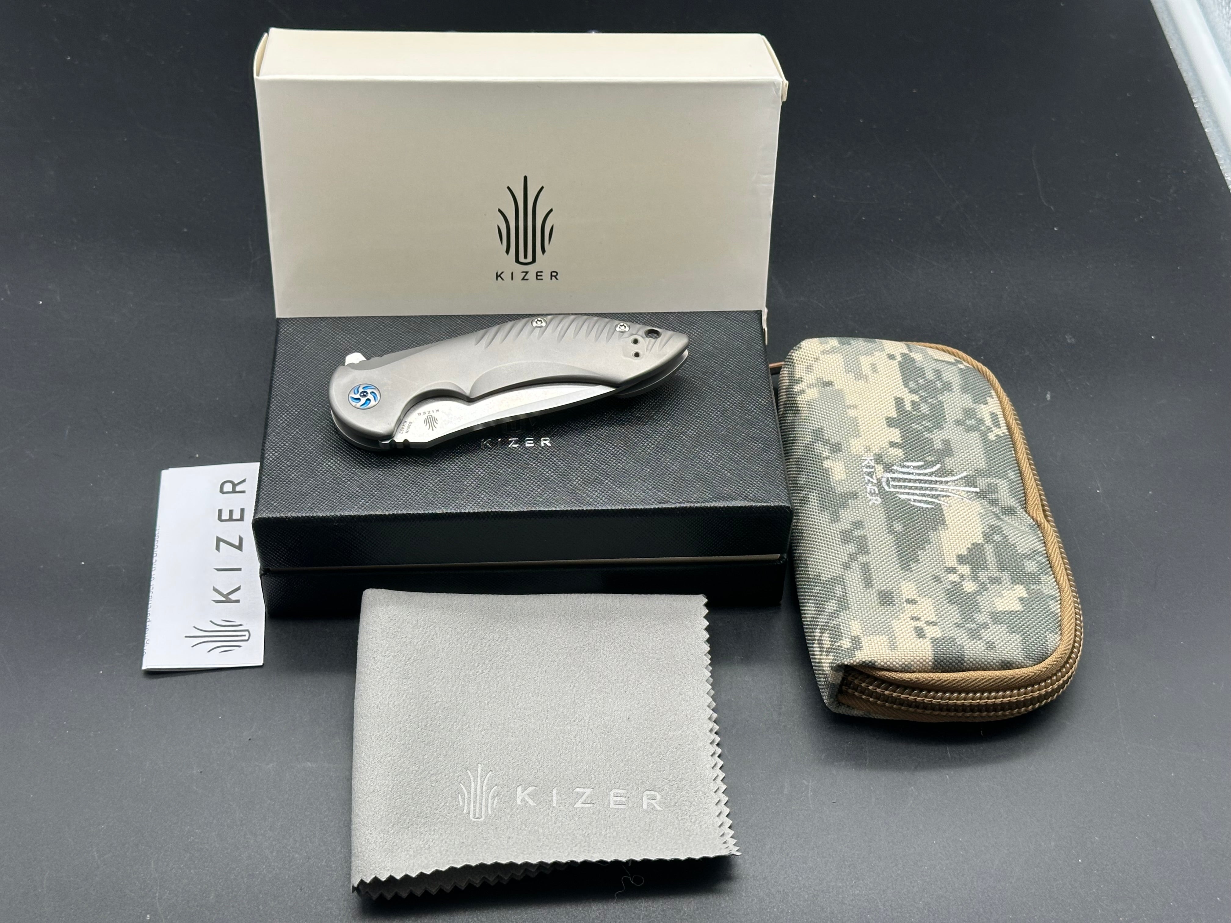 Kizer Alter Ego, Kim Ning design, Ki4492, S35VN blade, titanium handle