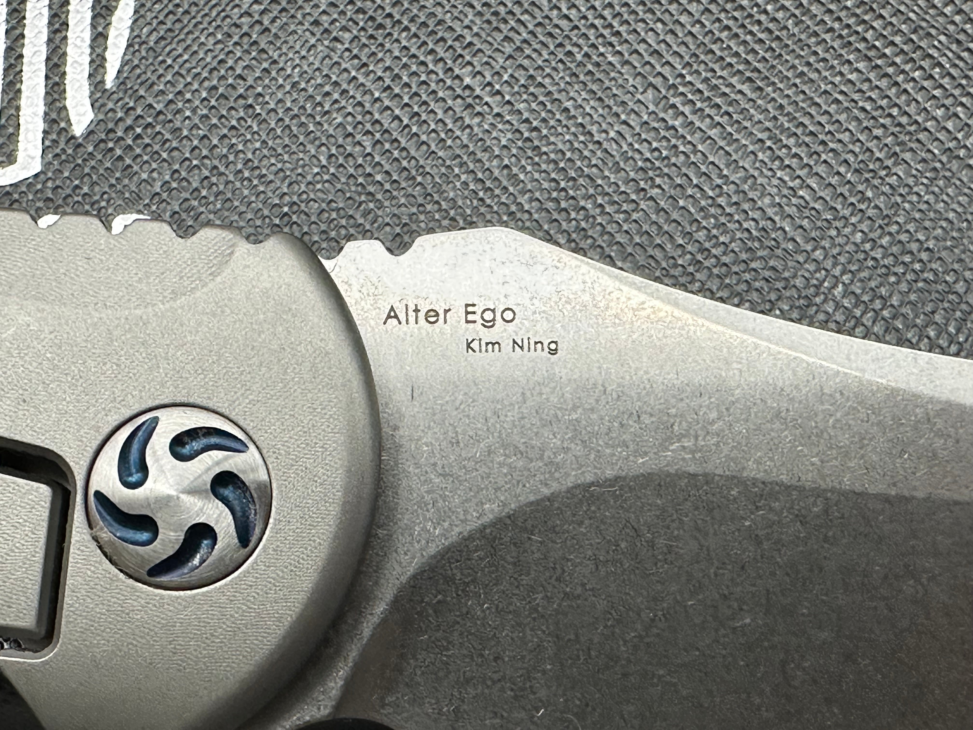 Kizer Alter Ego, Kim Ning design, Ki4492, S35VN blade, titanium handle