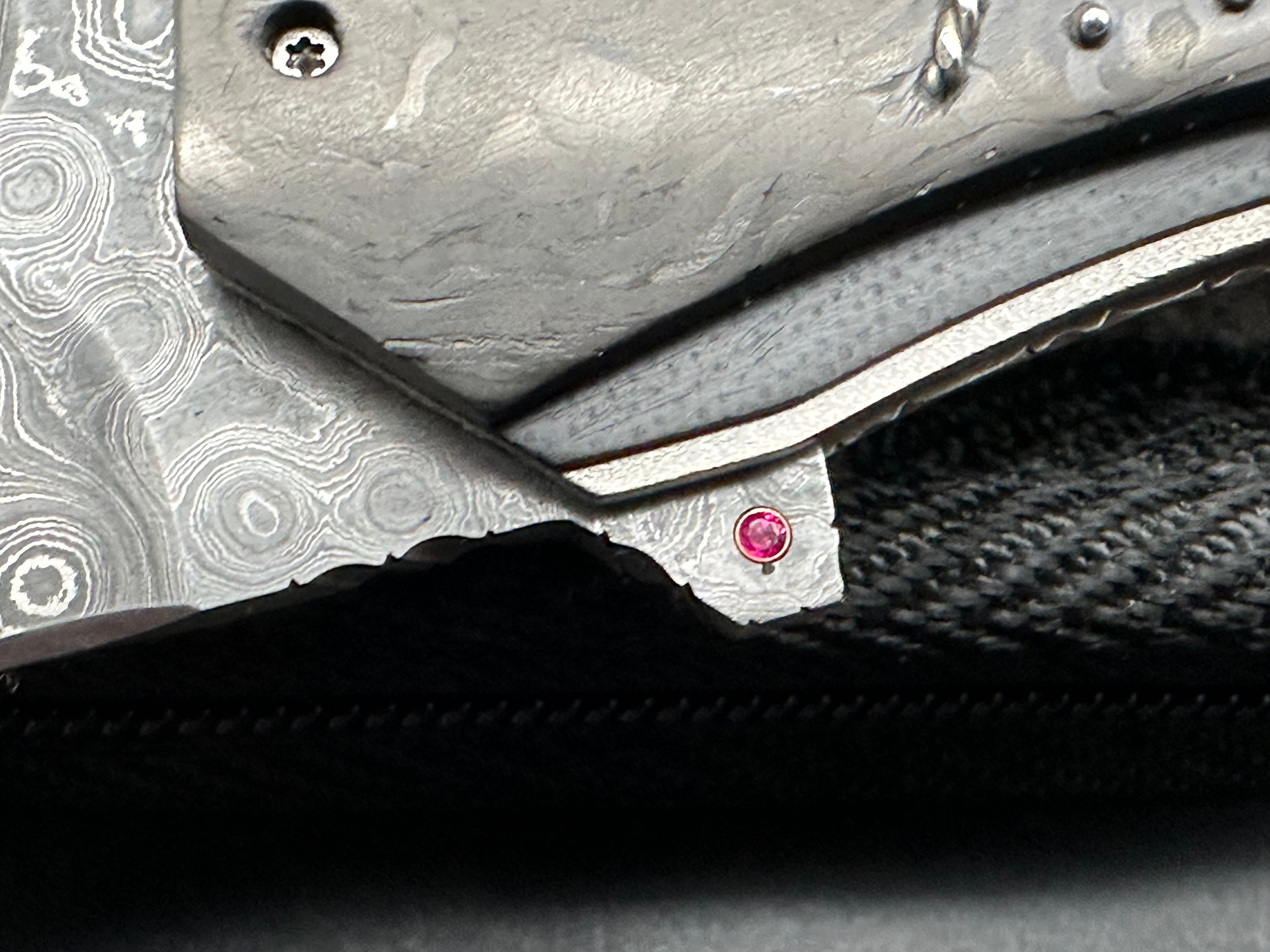 Corrie Schoeman Custom Persian, Alabama Steel Damascus blade