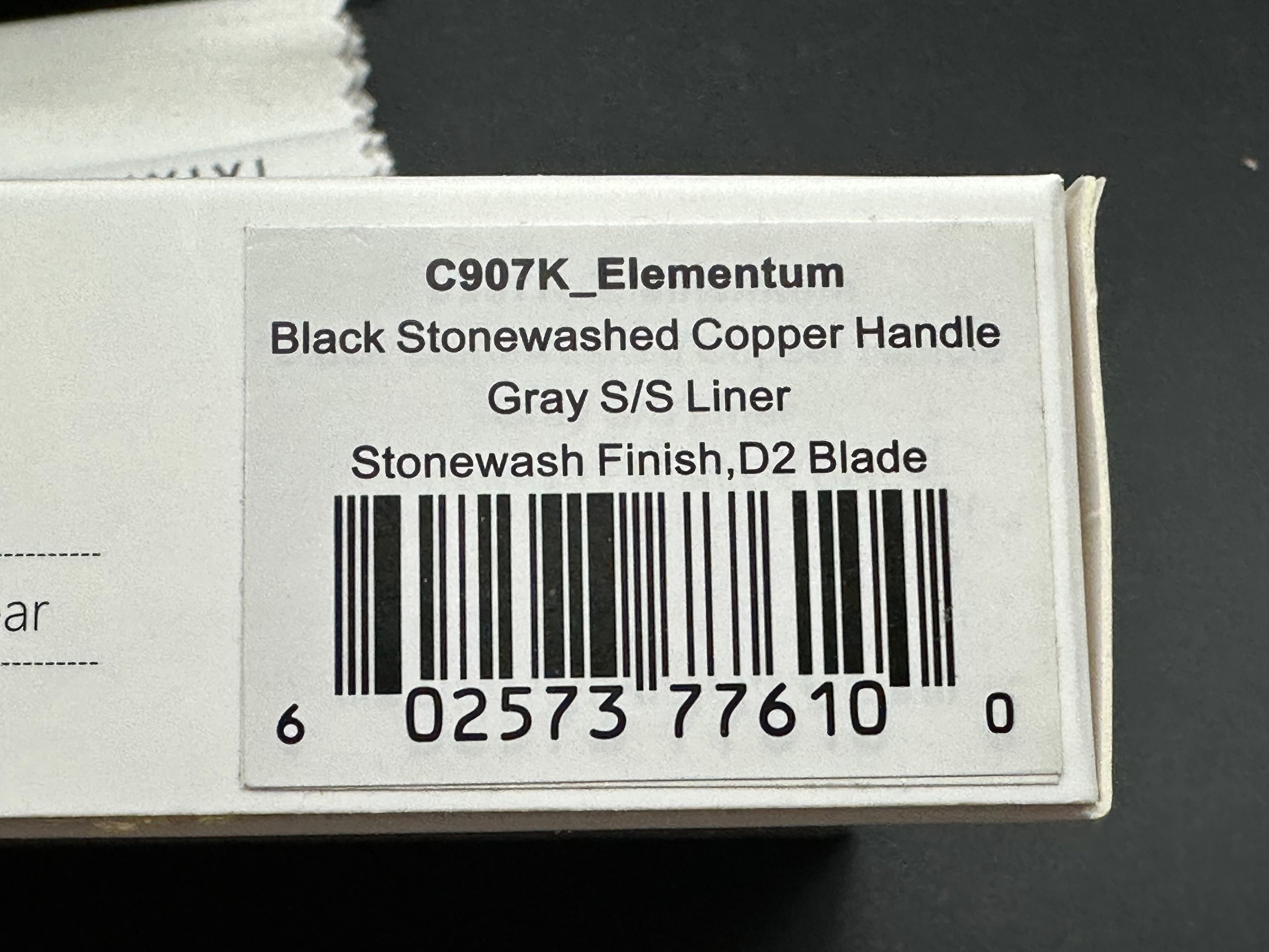 CIVIVI Elementum Liner Lock Knife Copper (2.9" Stonewash)