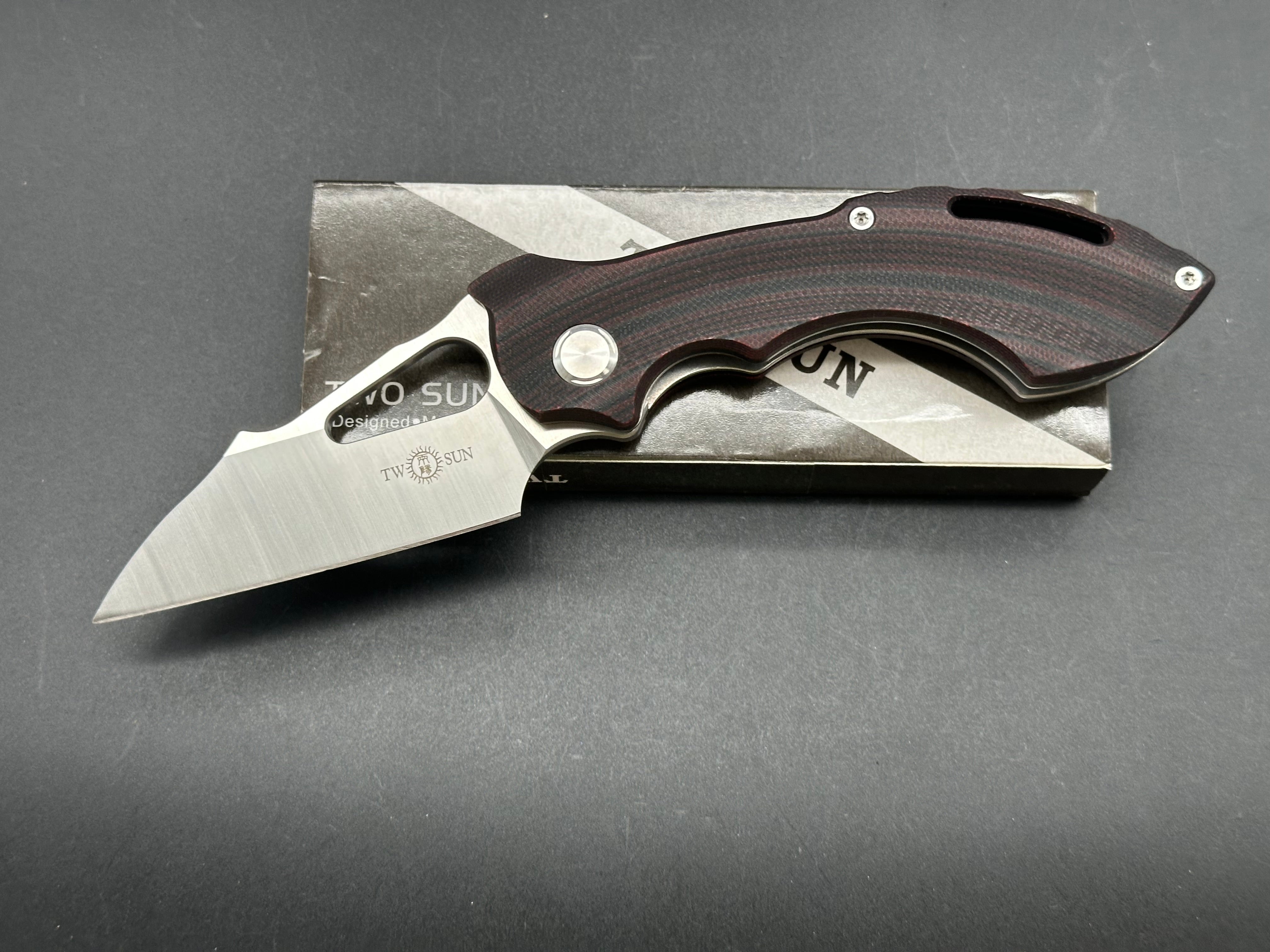 Twosun TS108 D2 and TS47 D2 bundle deal both knives for one price