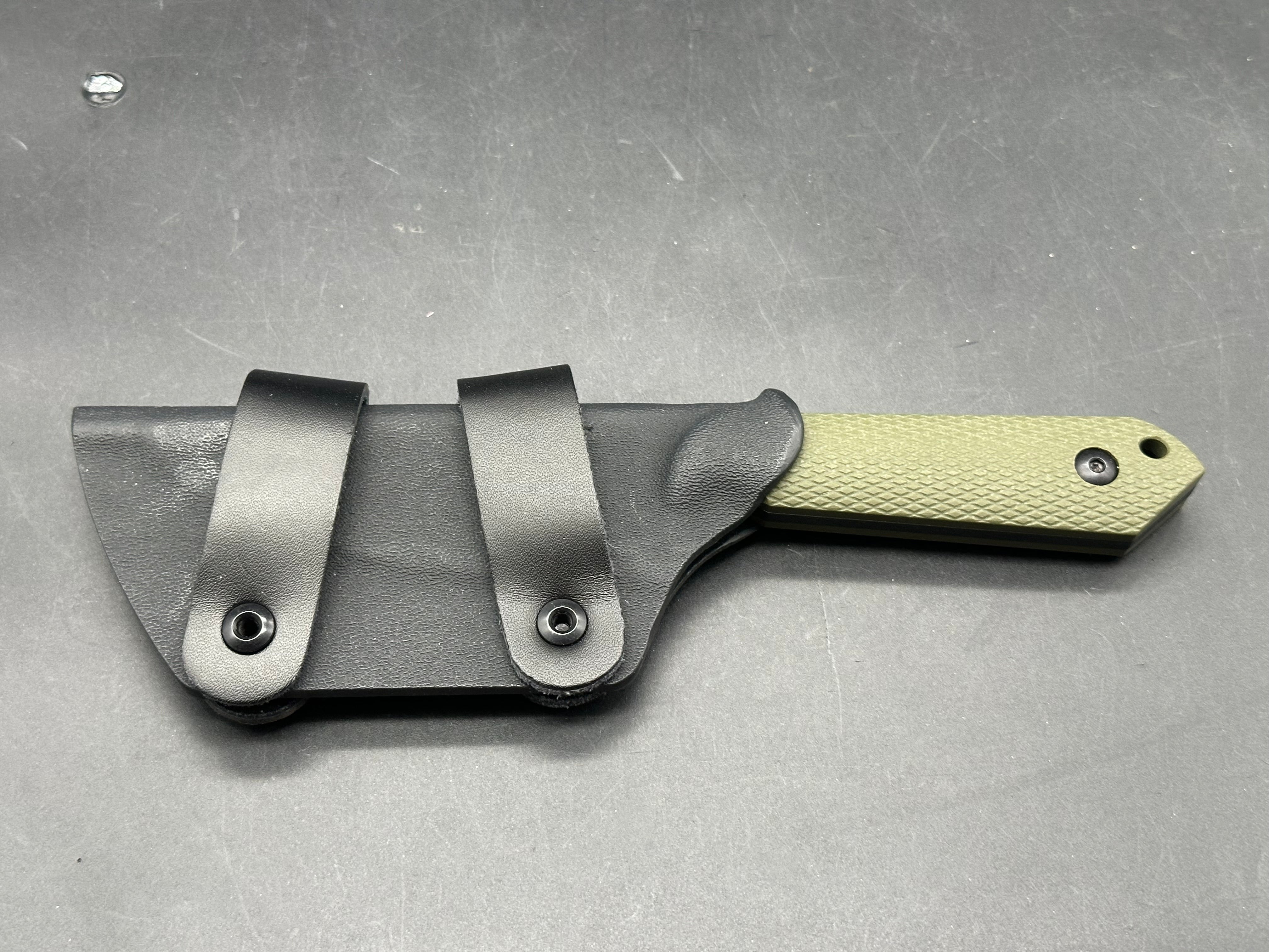 Kizer Harpoon fixed blade /3.8 inch D2 blade