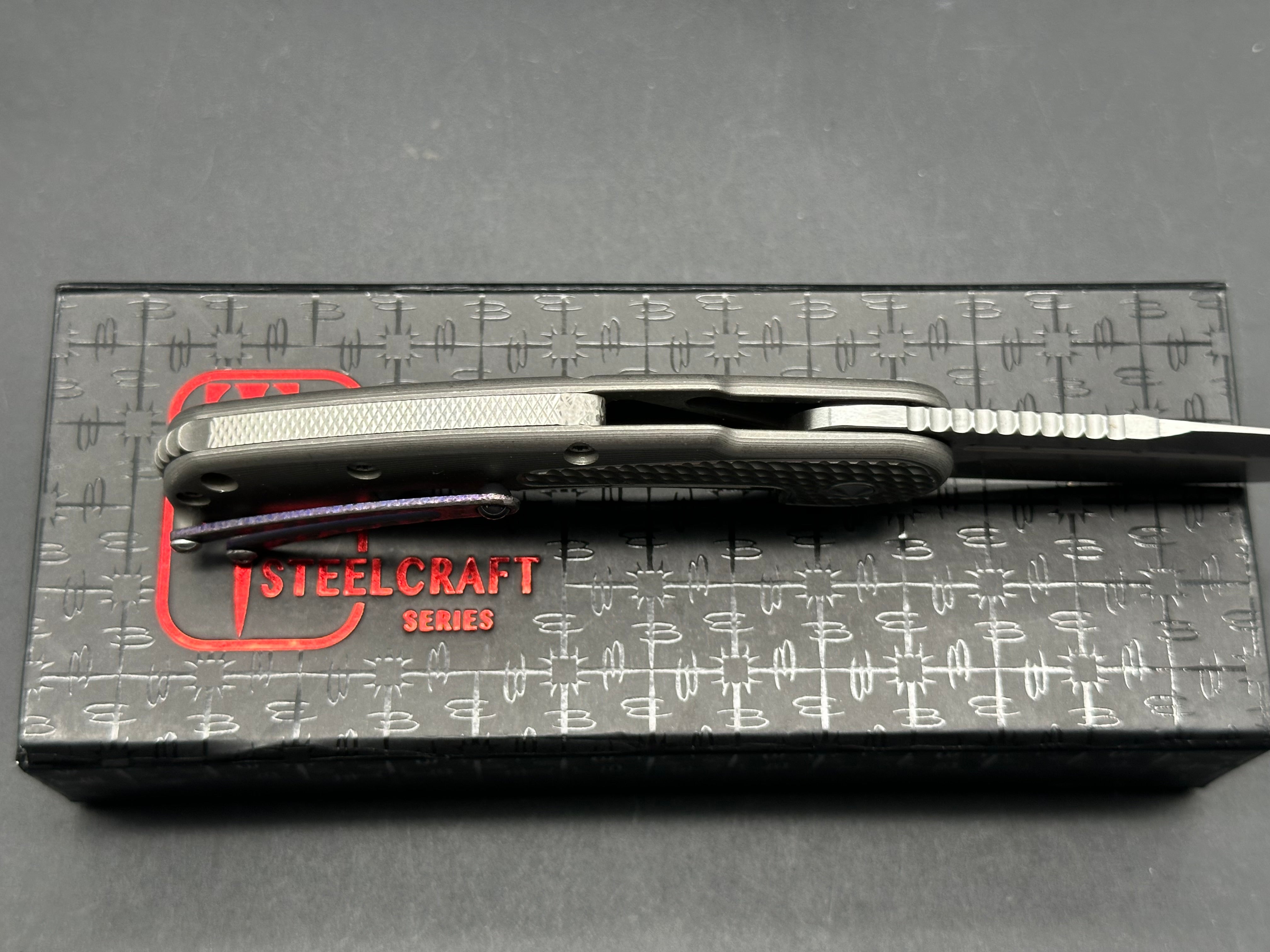 Todd Begg Steelcraft series Mini Bodega, titanium handle, S35VN blade