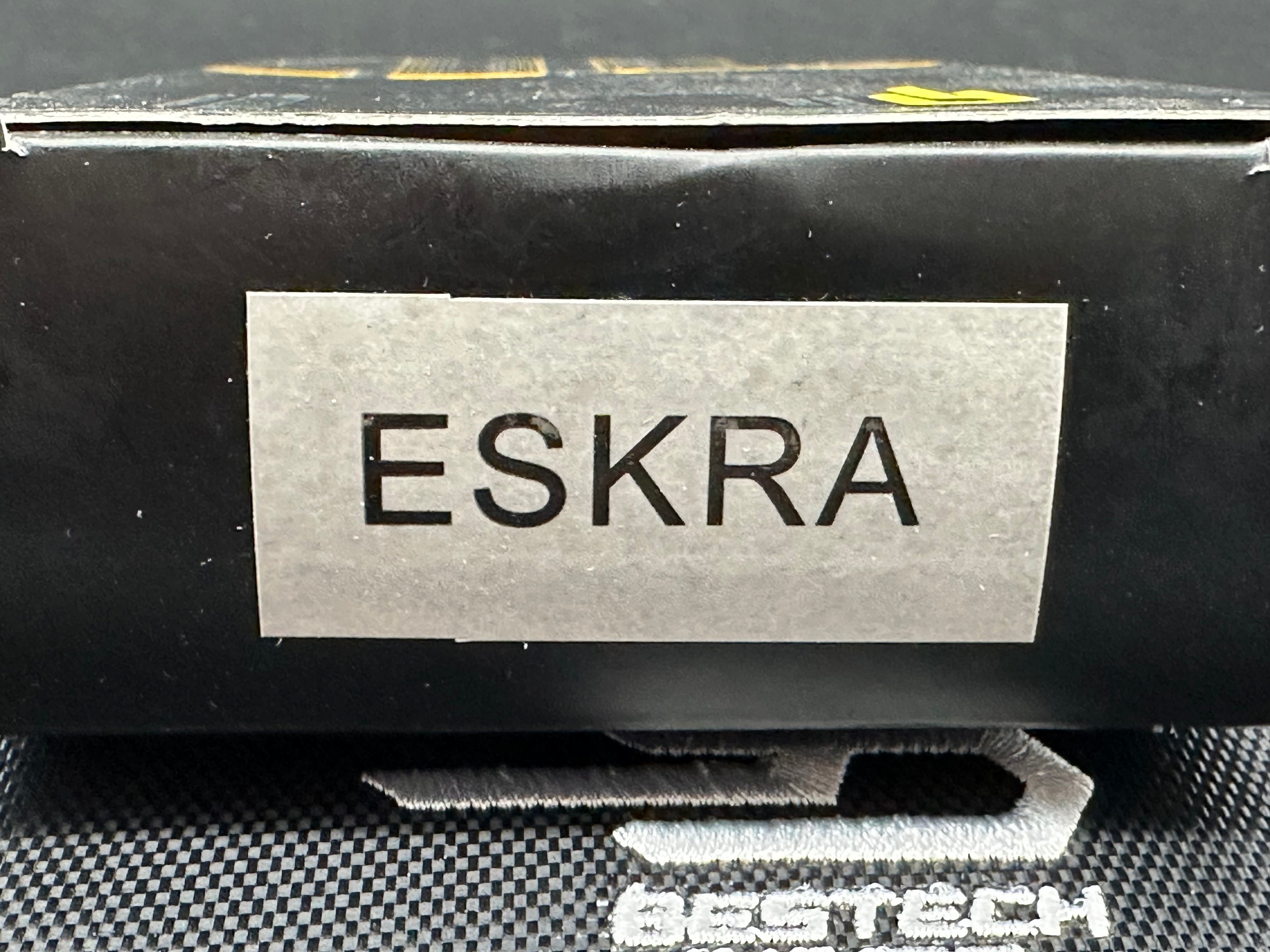 Bestech Eskra, Bohler M390 blade stonewash, gold titanium handle