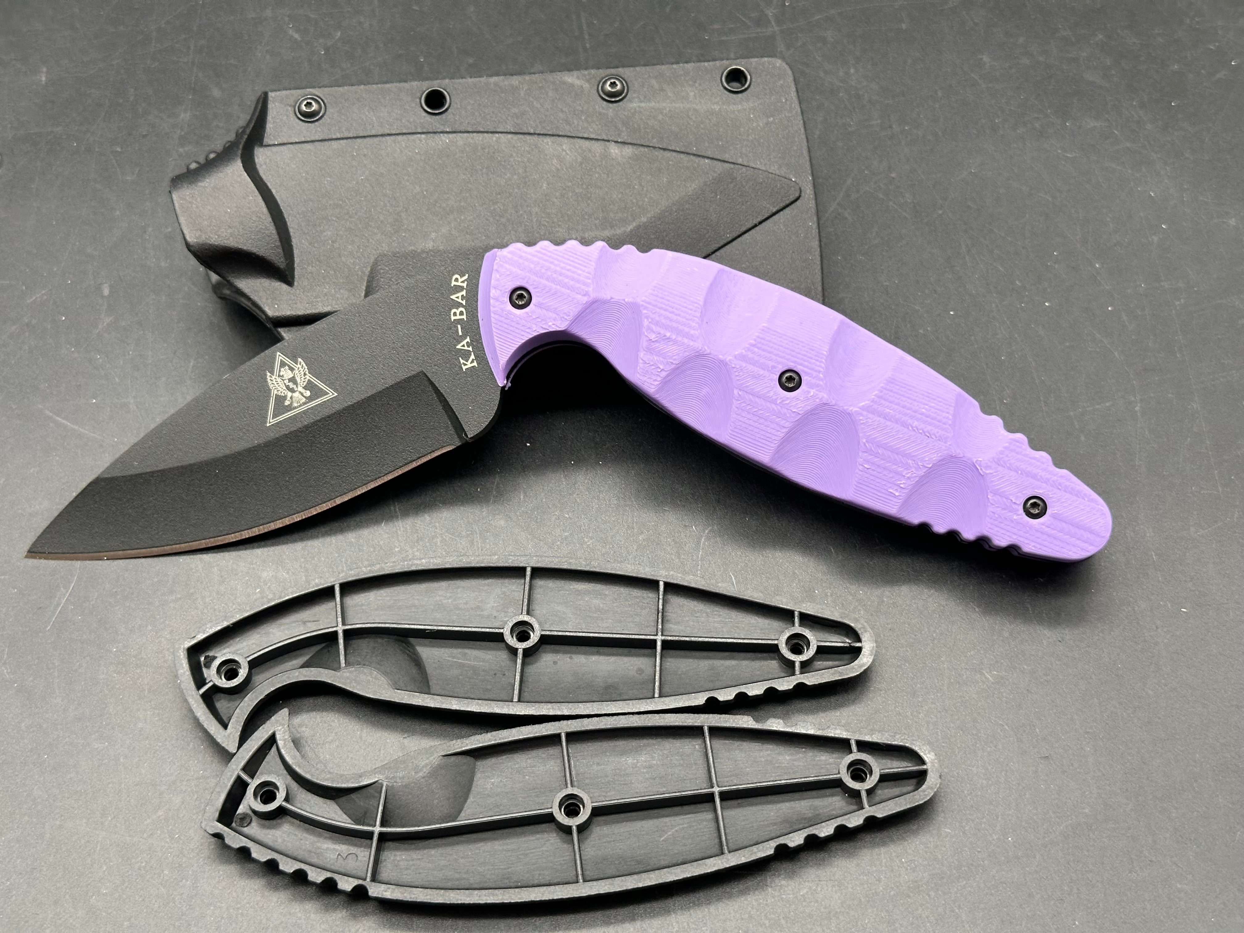 KA-BAR large TDI/AUS-8A blade