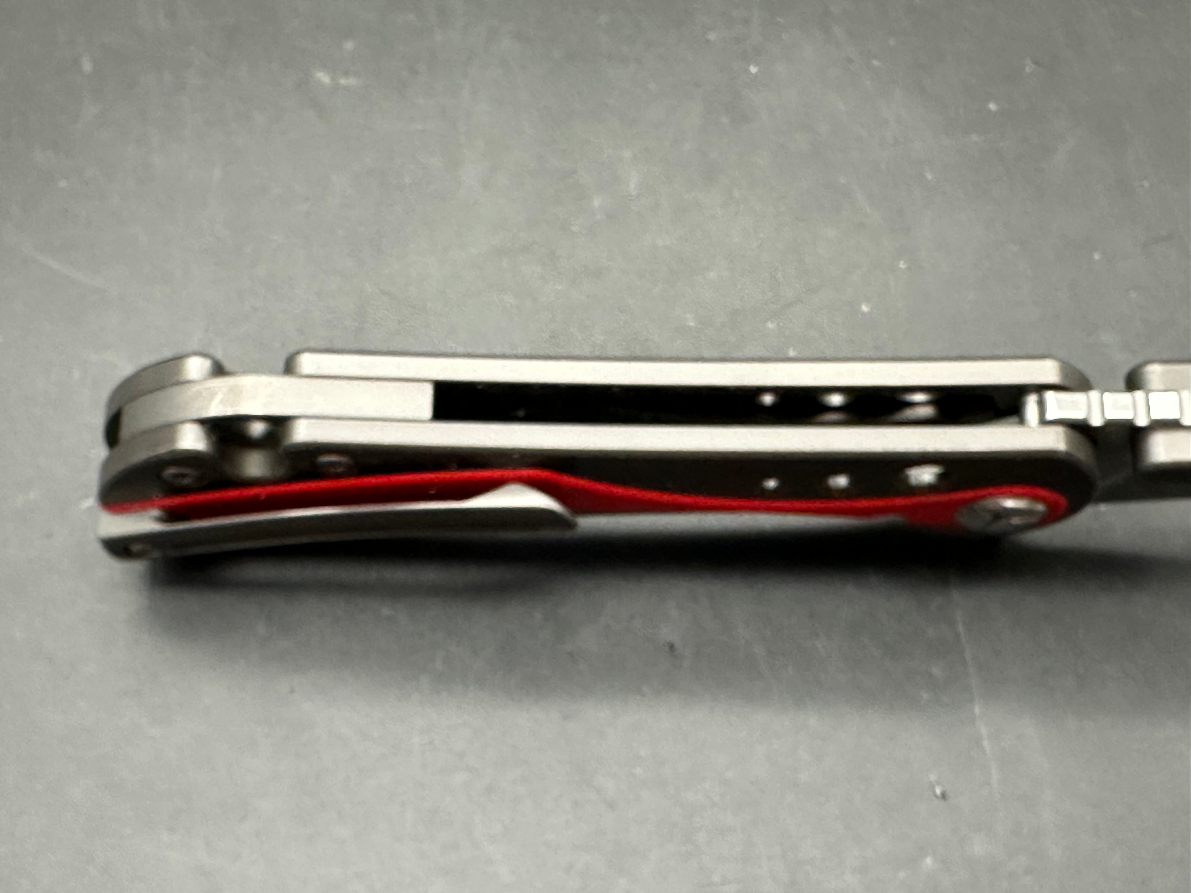 Two Sun TS 355/ Wong Design/D2 satin blade/titanium and g10 handle