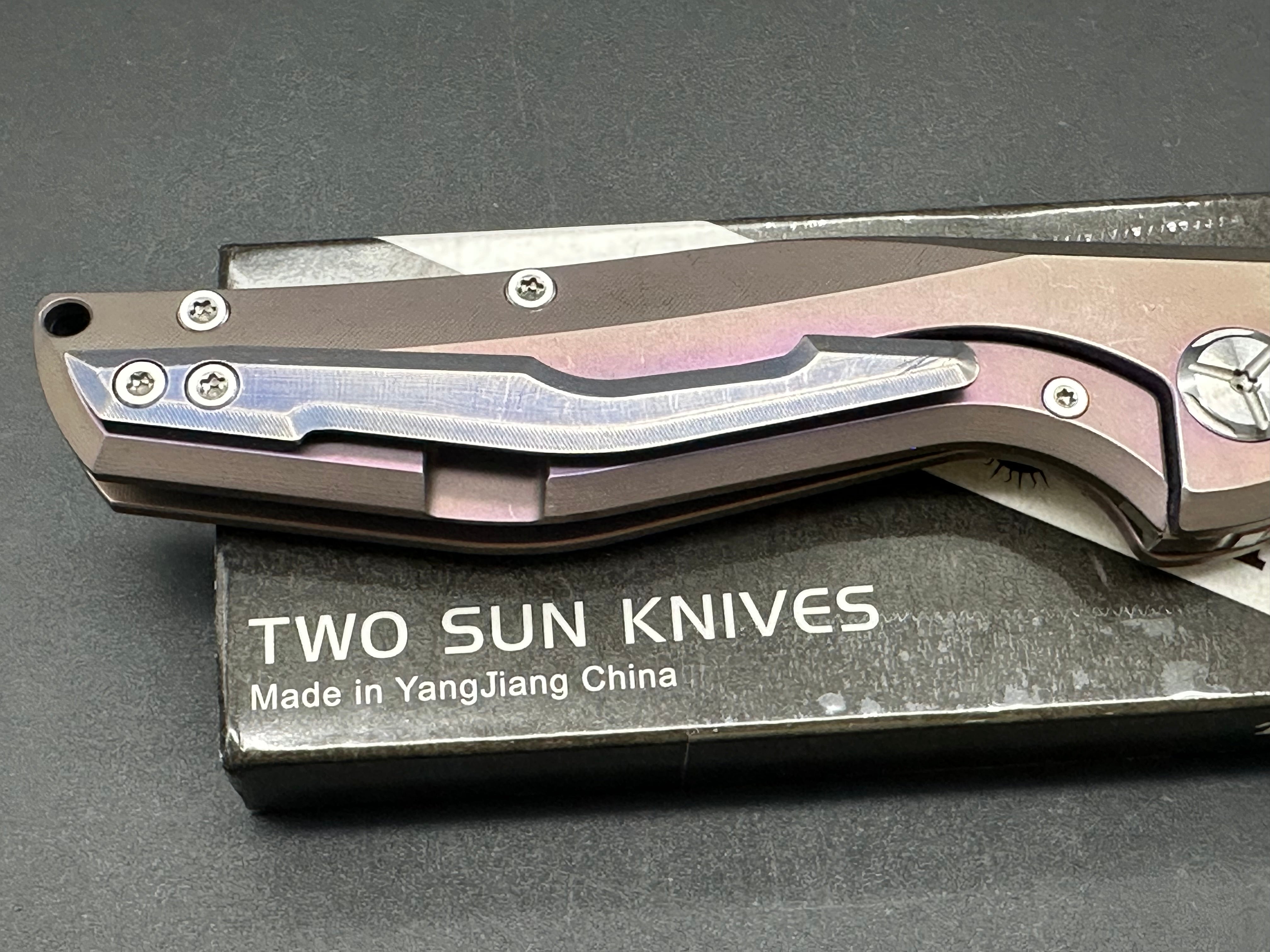 Twosun TS108 D2 and TS47 D2 bundle deal both knives for one price