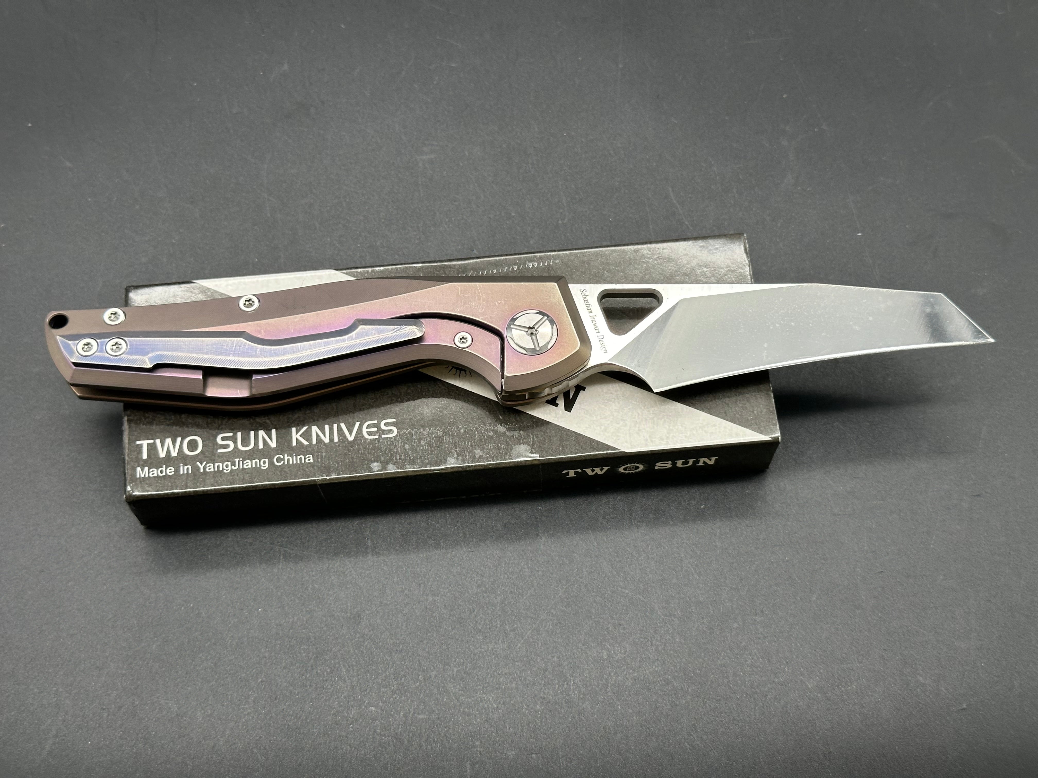 Twosun TS108 D2 and TS47 D2 bundle deal both knives for one price