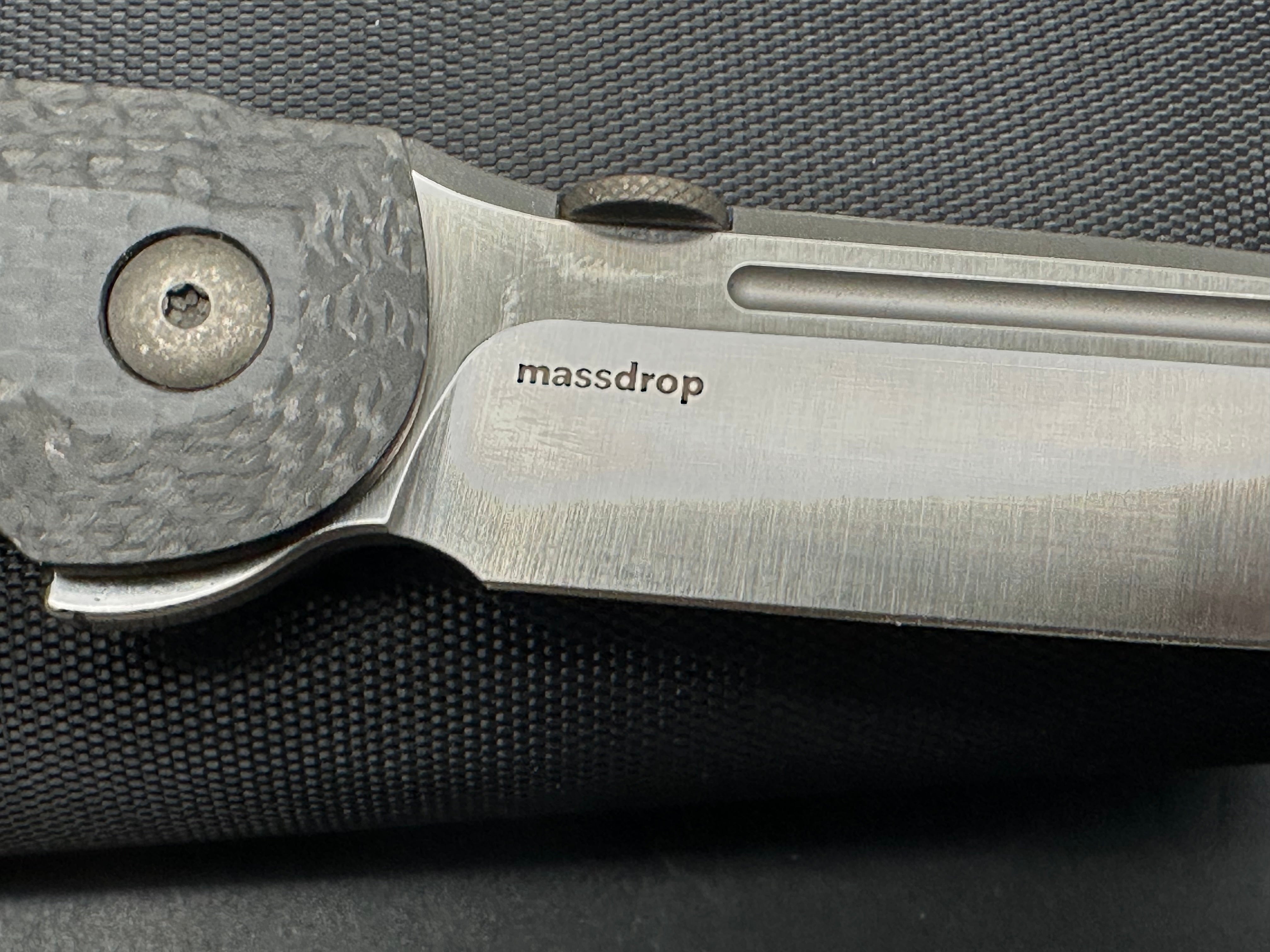 Massdrop Terzuola CTF Compact Tactical Folder, S35VN blade, carbon fiber handle