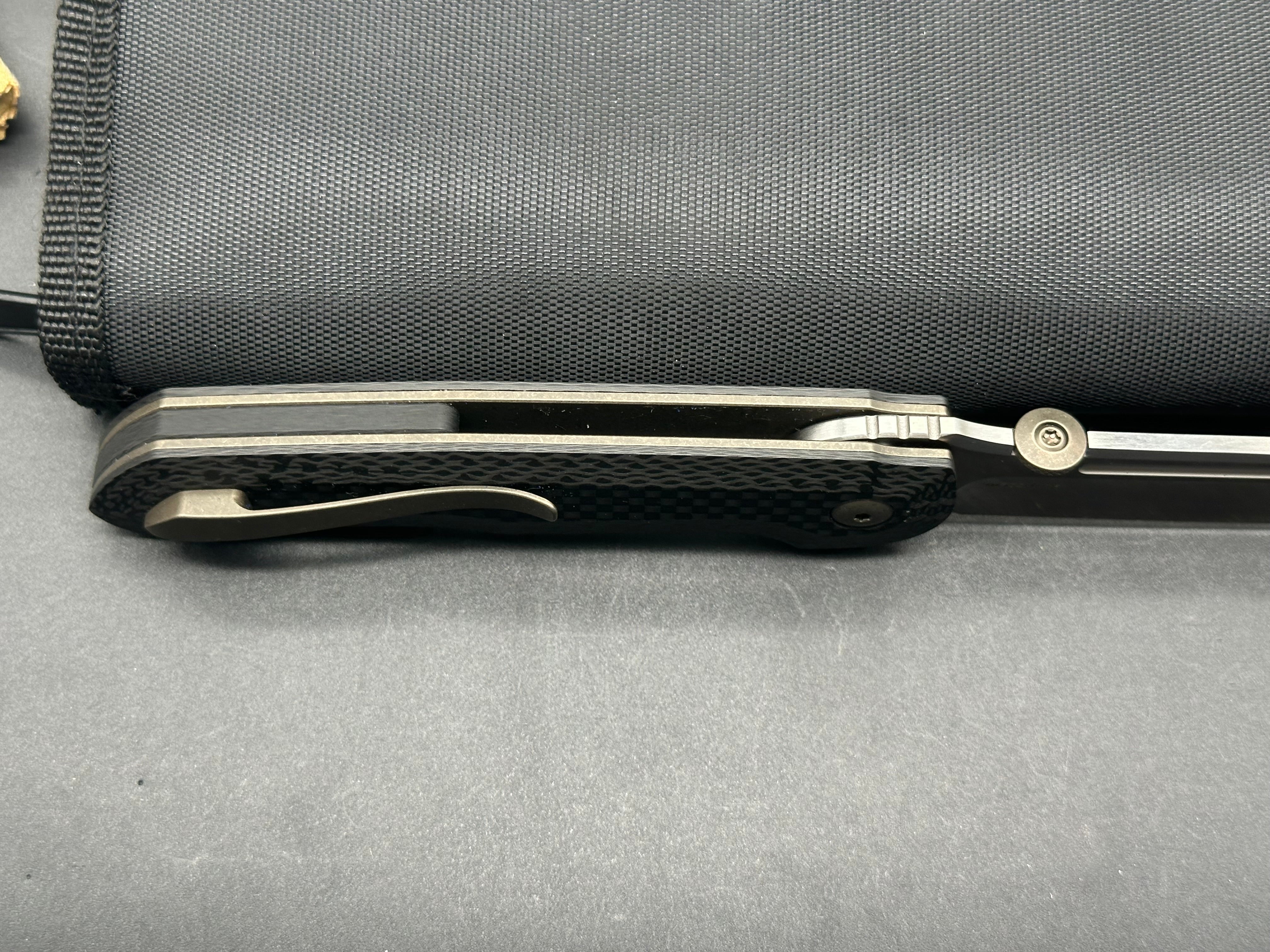 Massdrop Terzuola CTF Compact Tactical Folder, S35VN blade, carbon fiber handle