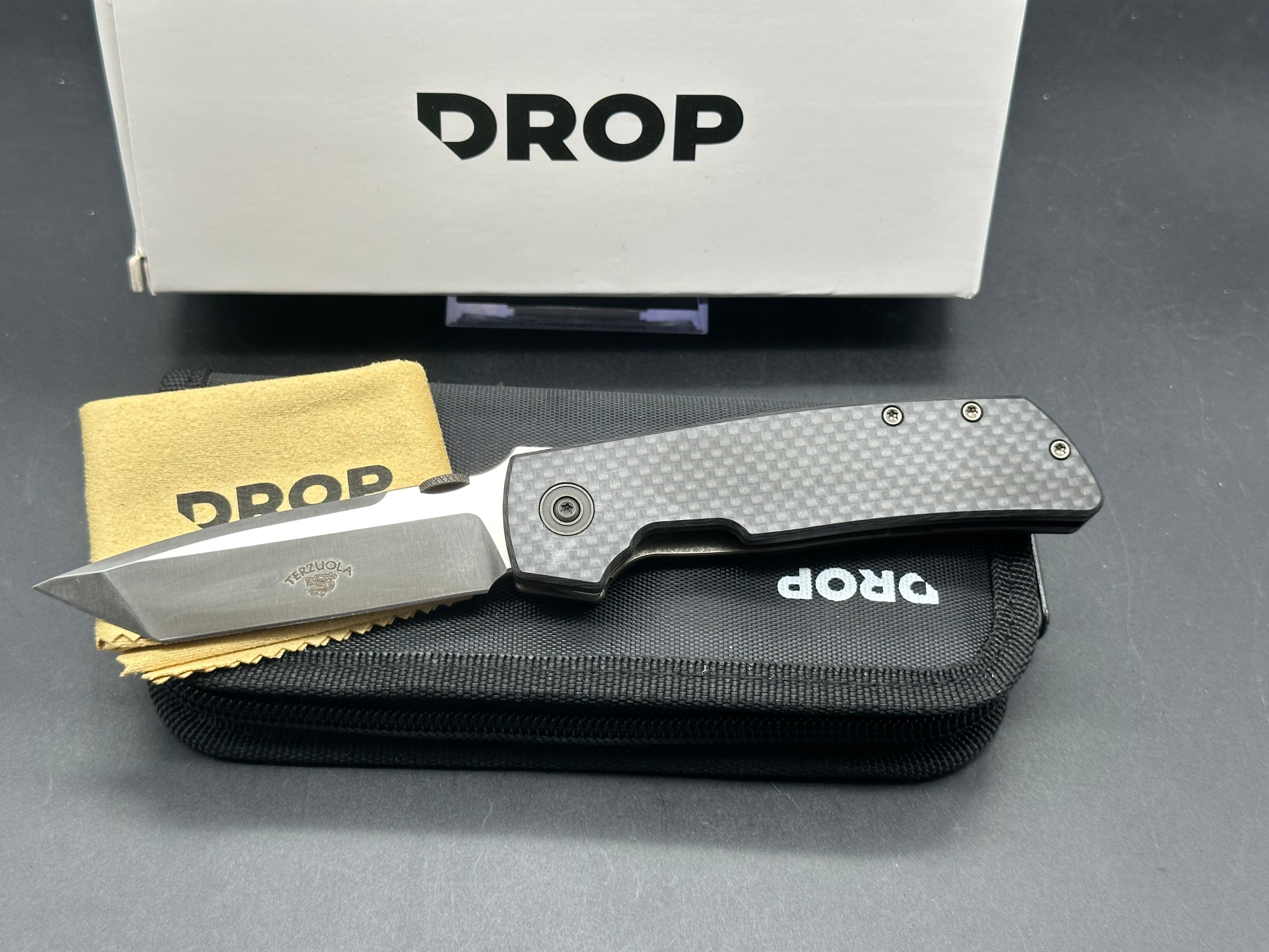 Drop Terzuola ATCF, S35VN blade, carbon fiber handle