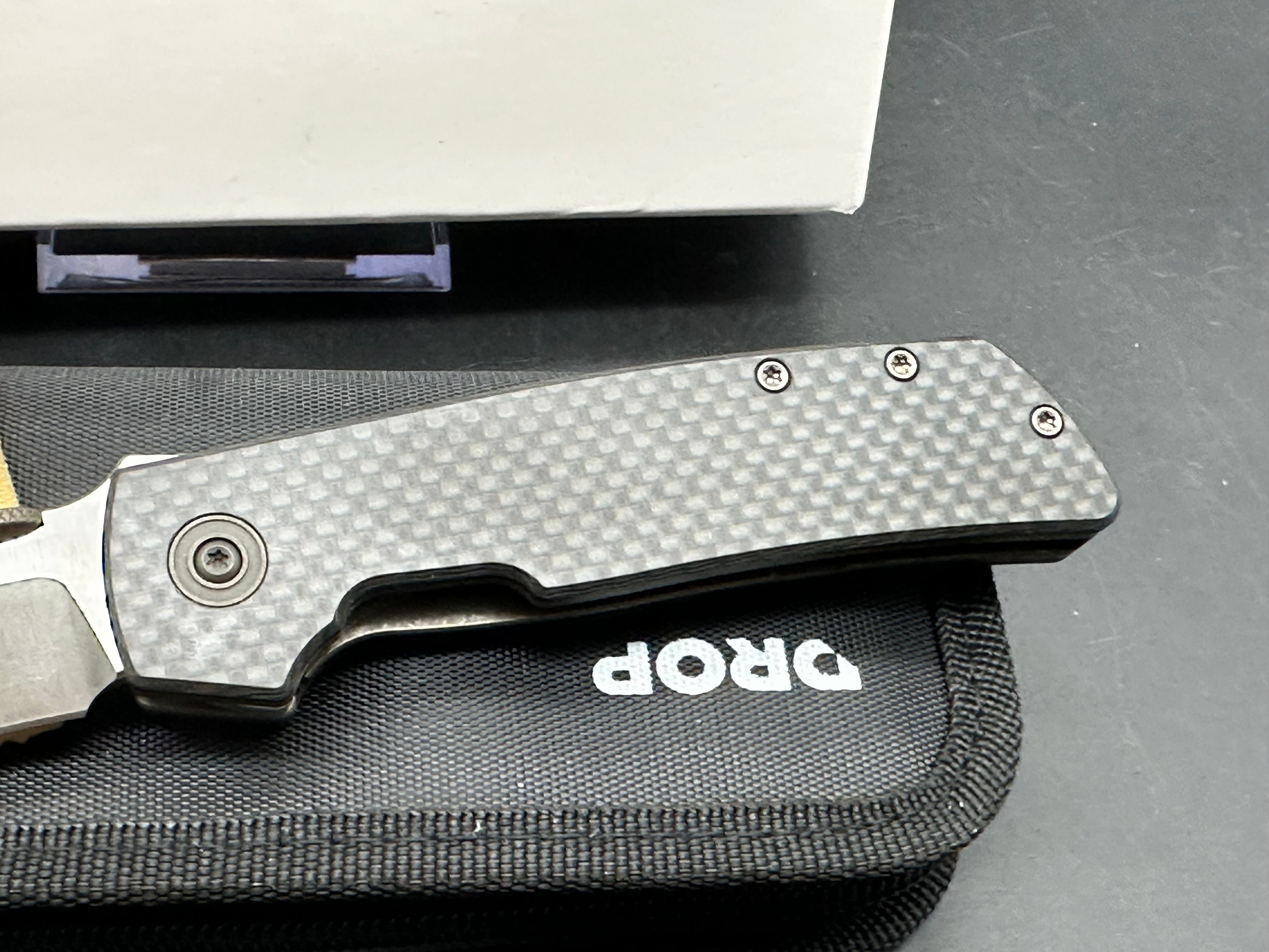 Drop Terzuola ATCF, S35VN blade, carbon fiber handle