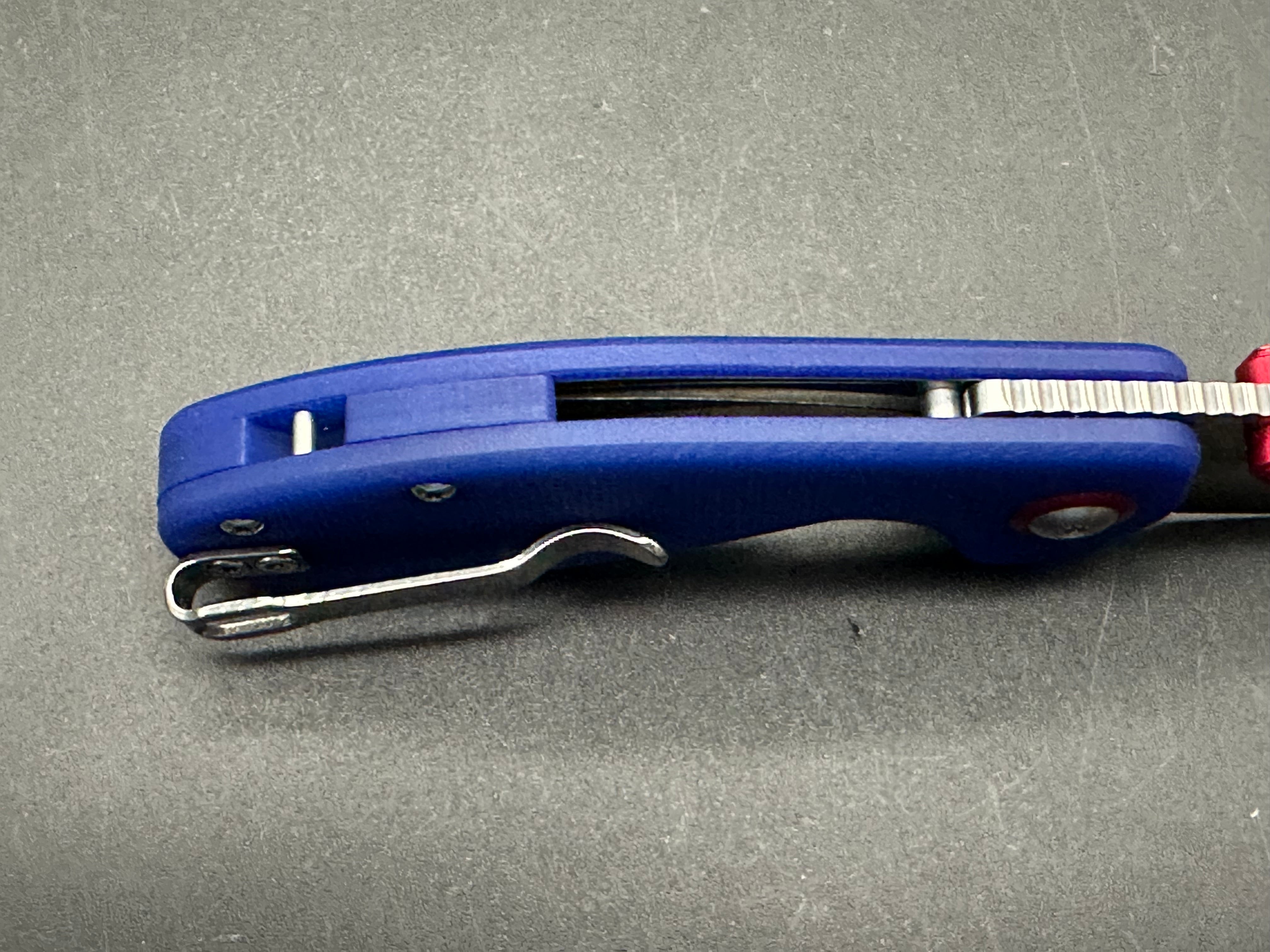 CJRB Swaggs Maileah Liner Lock Knife Blue G-10