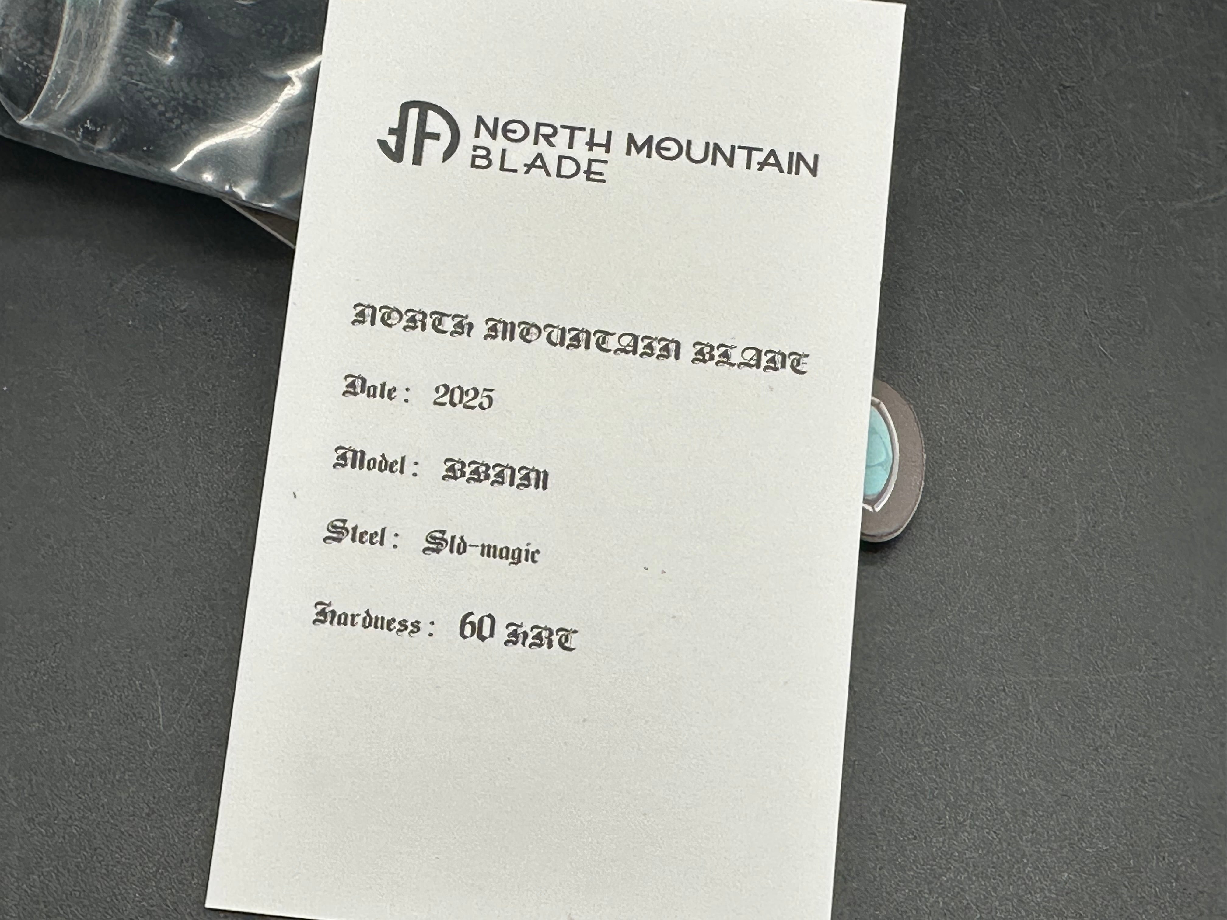 North Mountain Blade BBNM 2521 Ti Bowie, SLD-Magic Blade