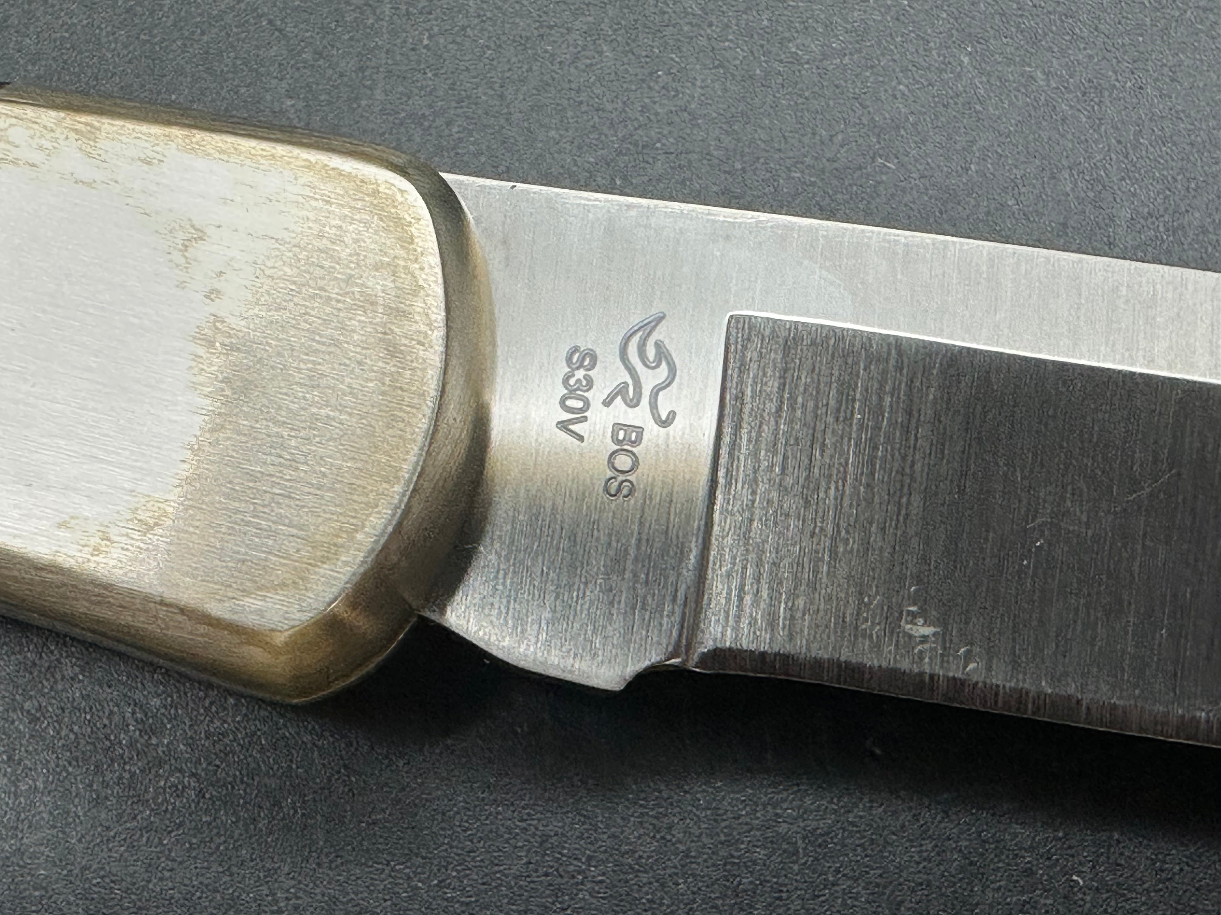Buck 110, black G-10 scales, nickel bolsters, with scabbard