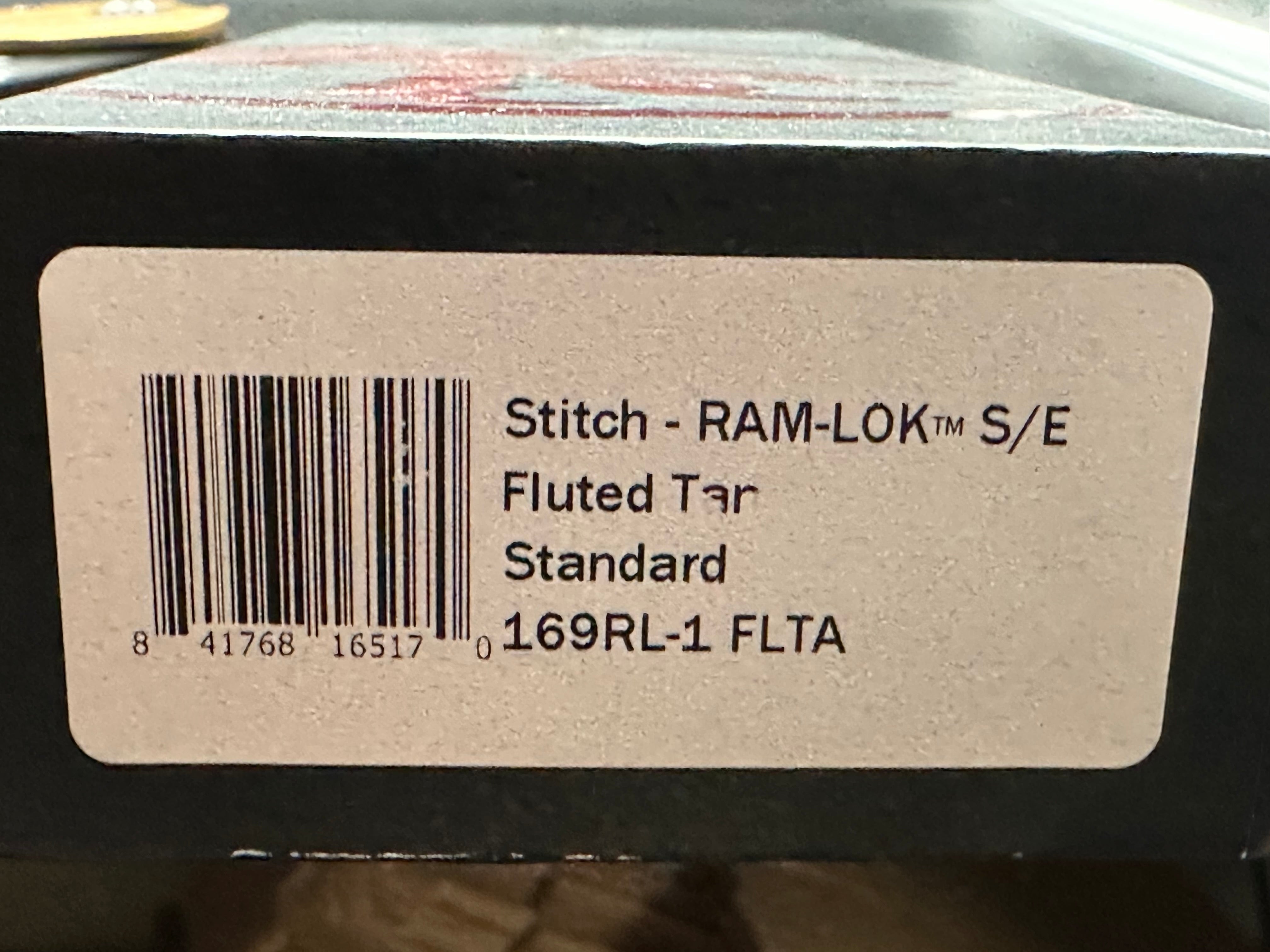 Microtech Borka Stitch Ram-Lock Gold Aluminum handles
