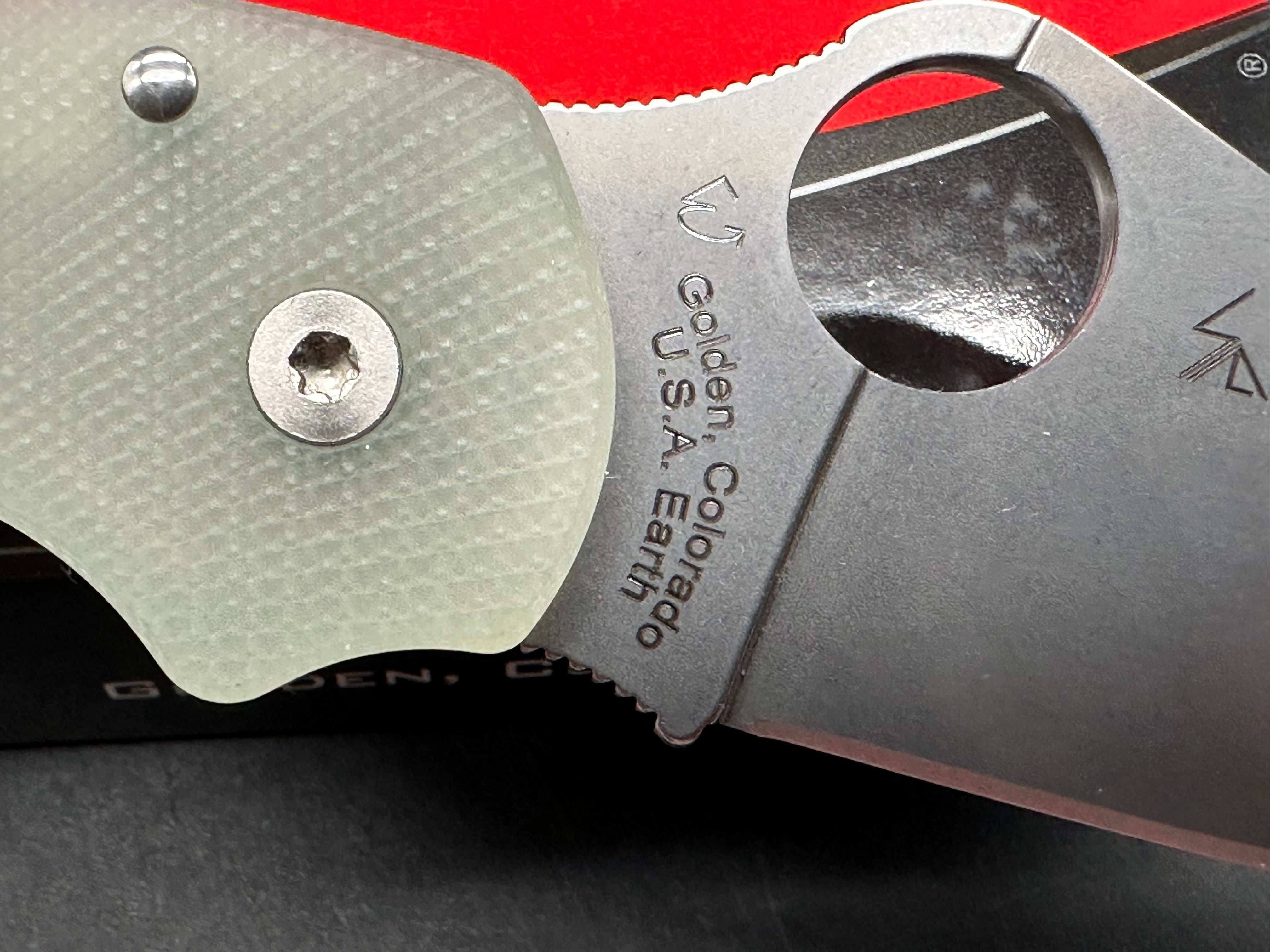 Spyderco Para 3, 2.93" CPM S45VN Stonewash Blade with Ripp's Garage Tech Milled Fluted Natural G10 Scales