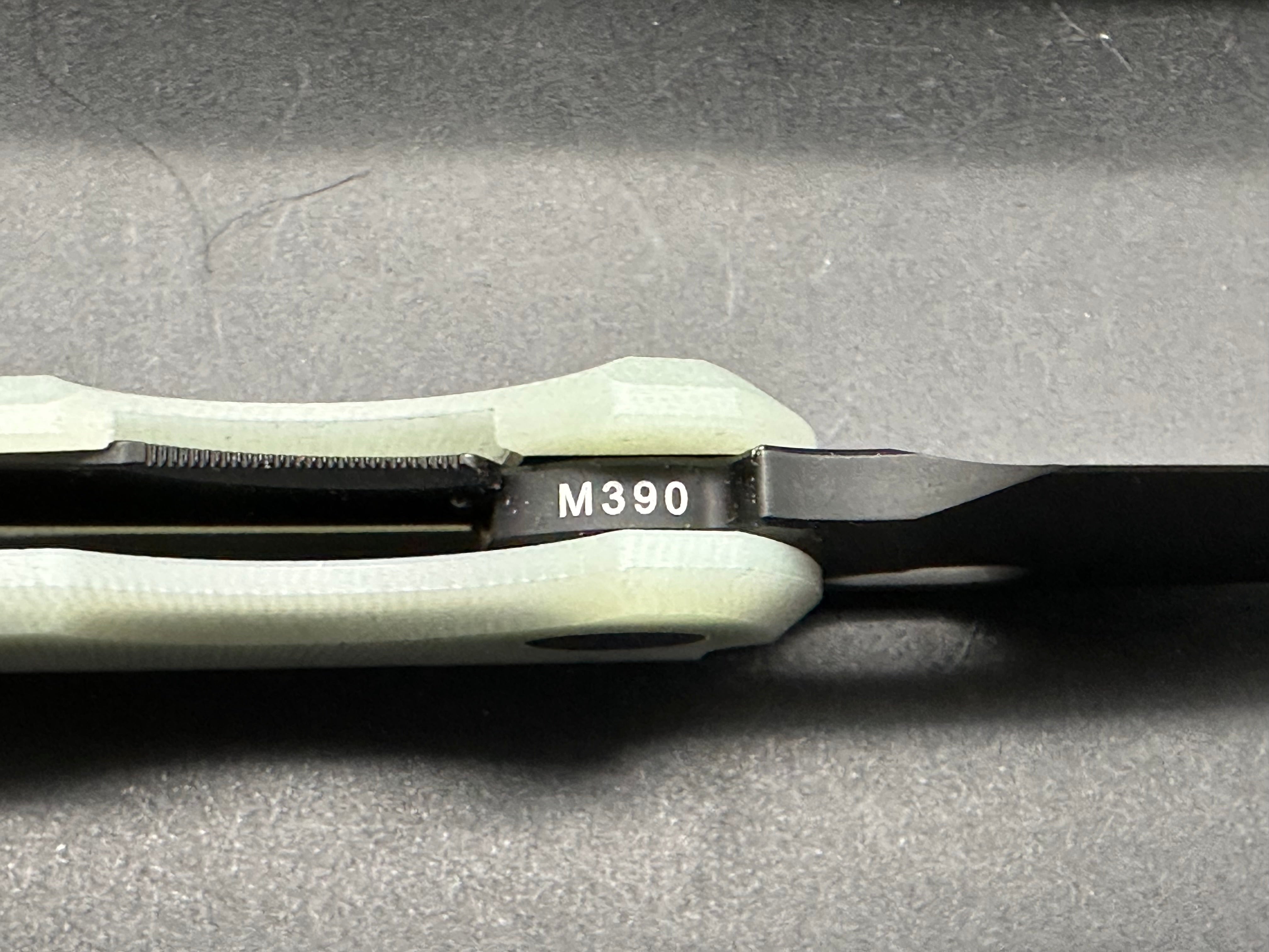 Urban EDC F5.5, Black PVD M390 Blade, Jade G10 Handles