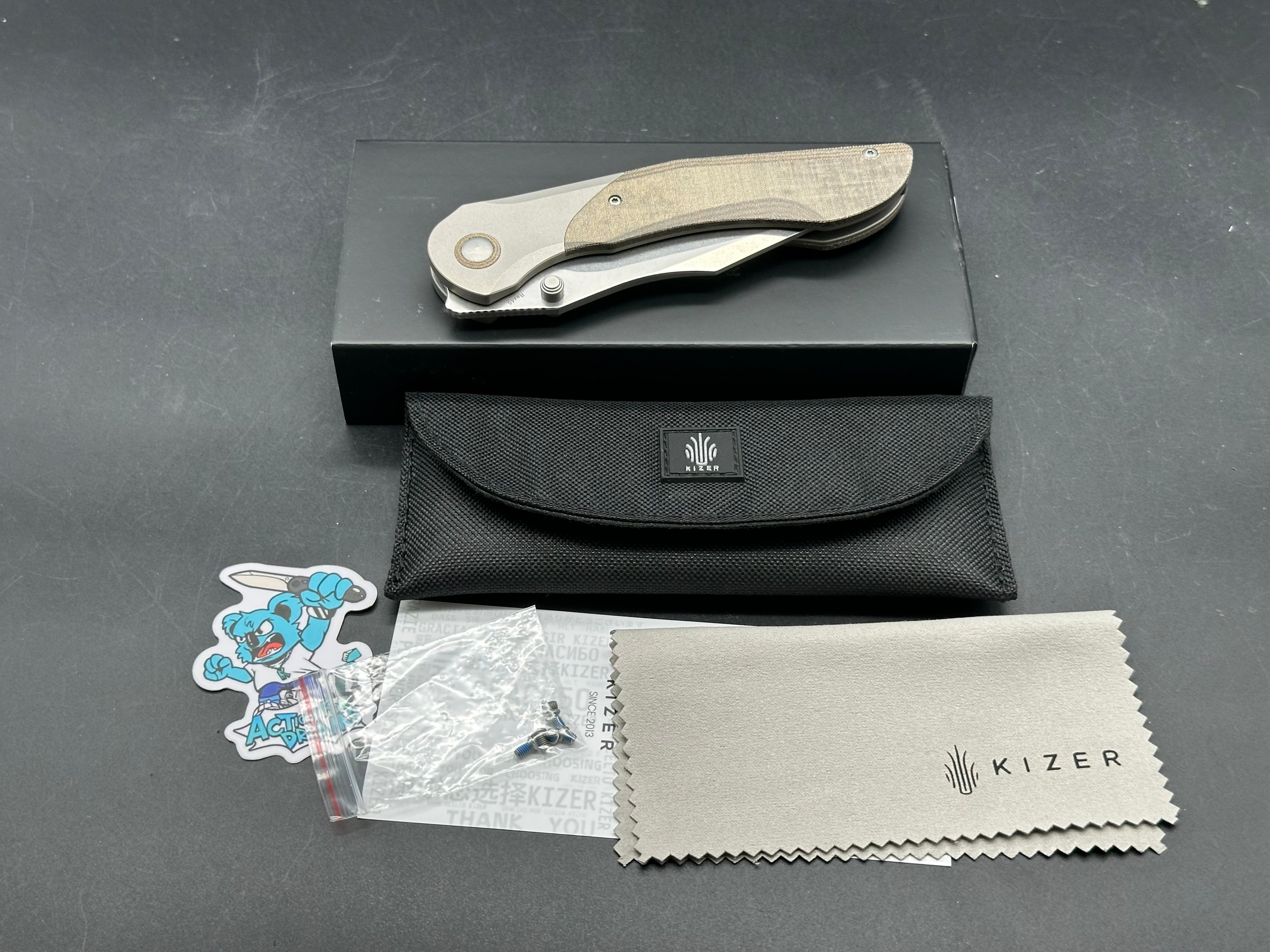 Kizer Munko Mystic (Full Size) CPM Rex 45 blade
