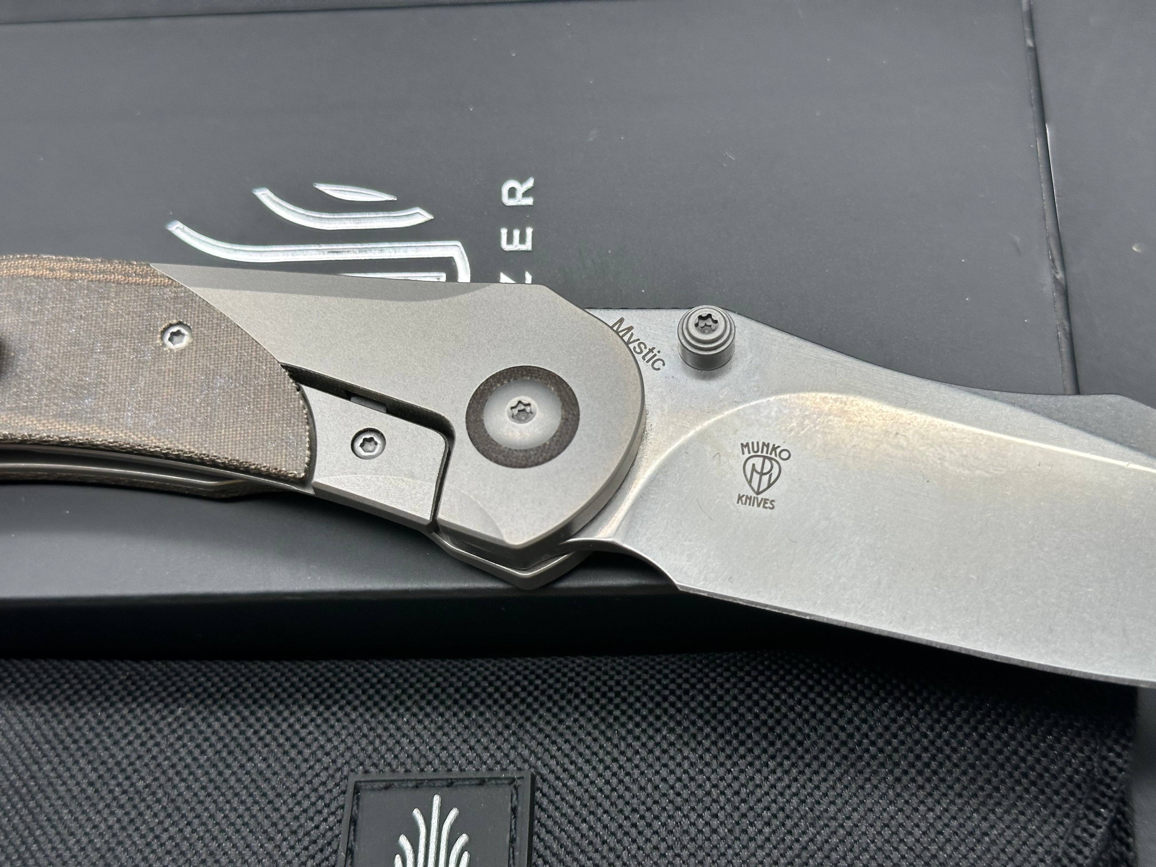 Kizer Munko Mystic (Full Size) CPM Rex 45 blade