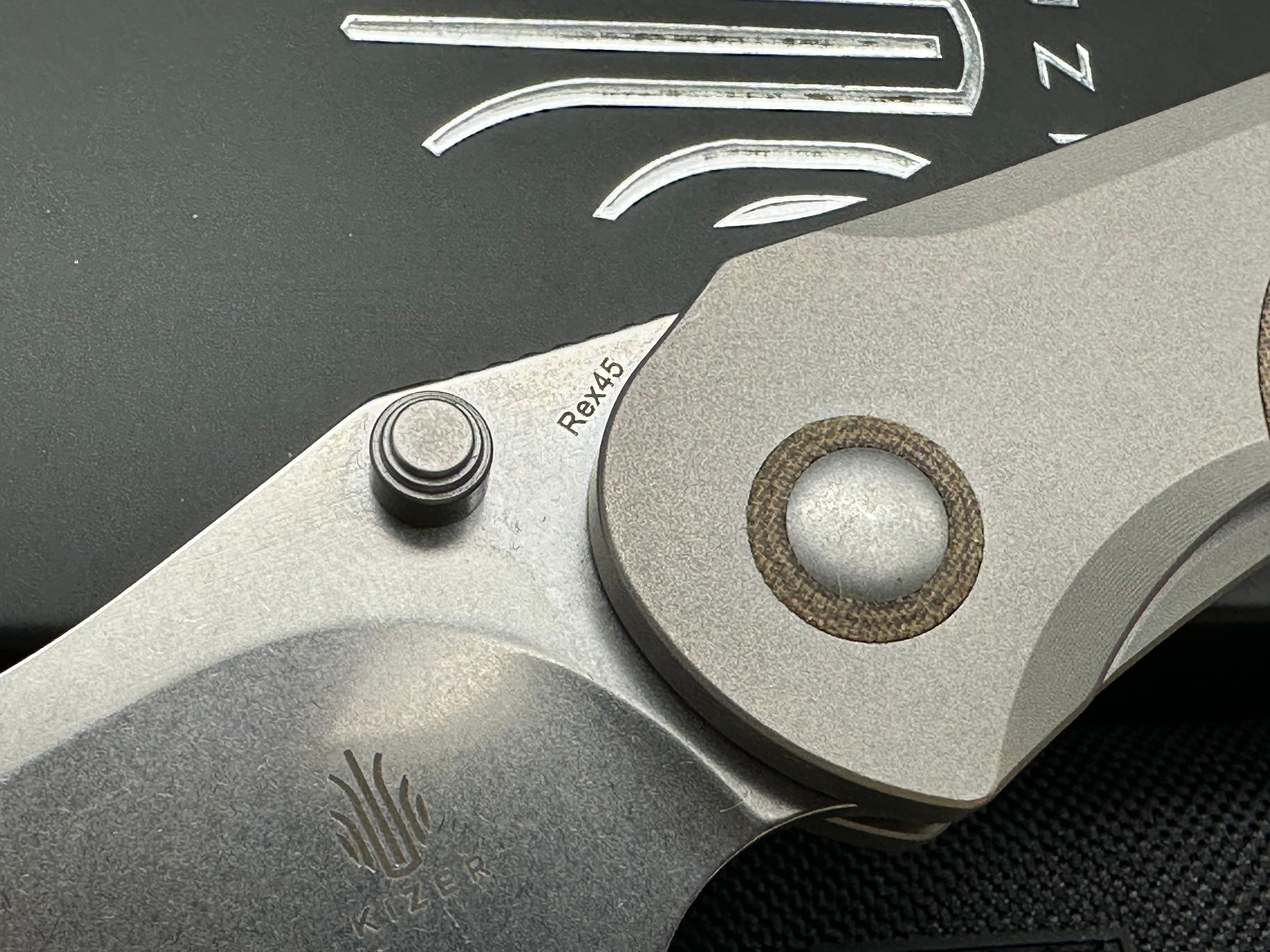 Kizer Munko Mystic (Full Size) CPM Rex 45 blade