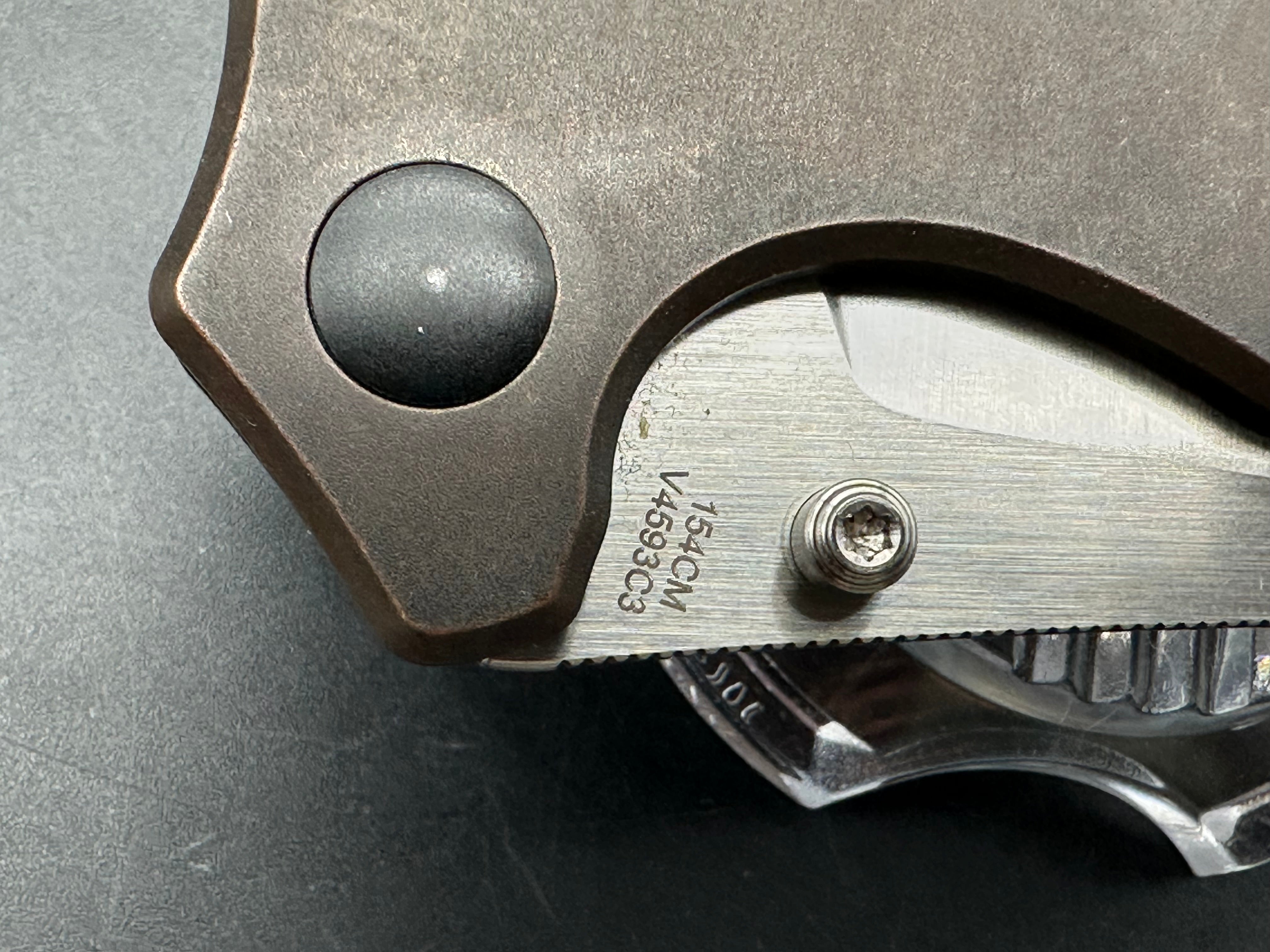 Kizer Azo Towser K Liner Lock Knife Copper (3.5" Satin)