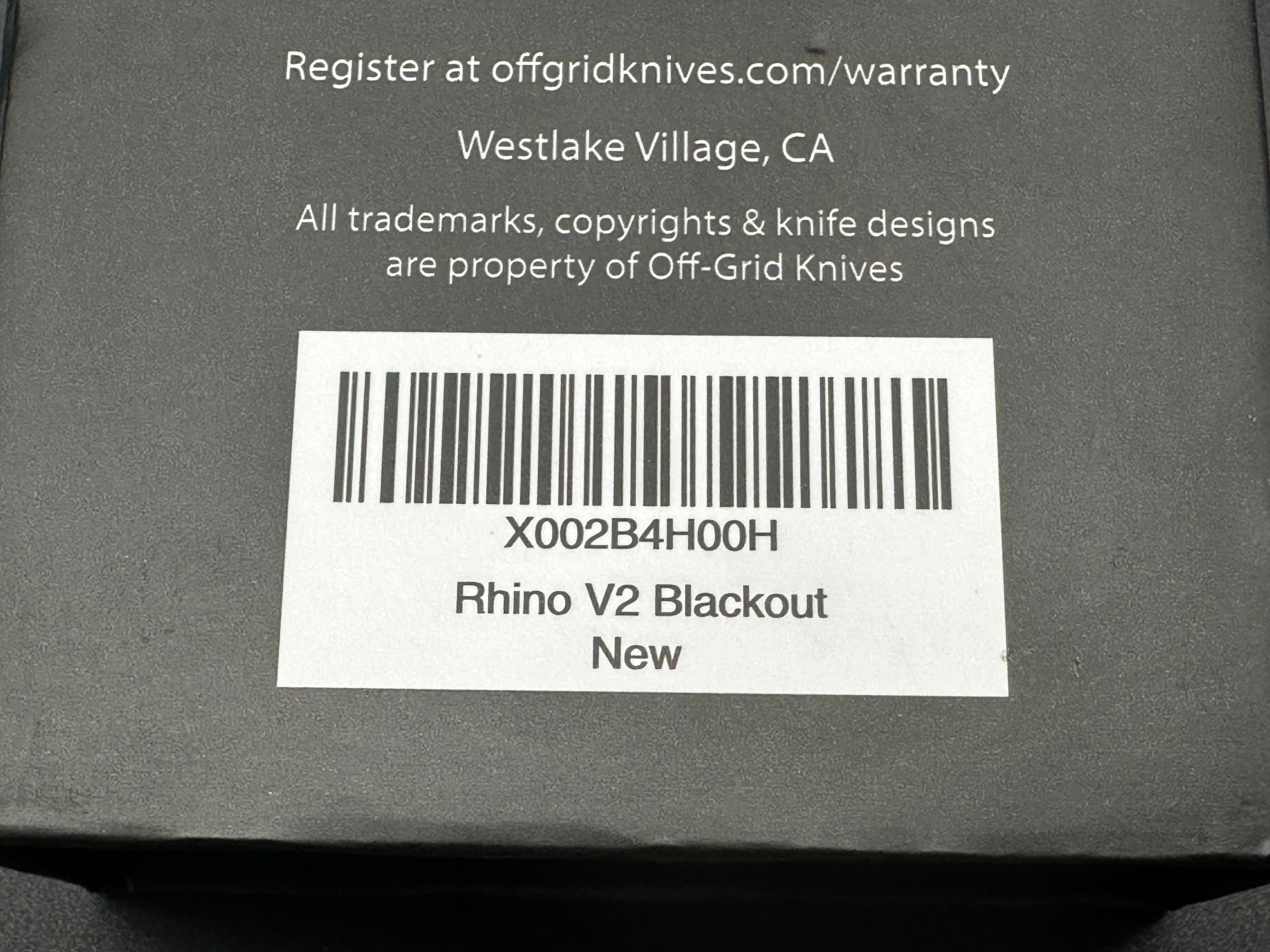 Off Grid Knives - Rhino V2