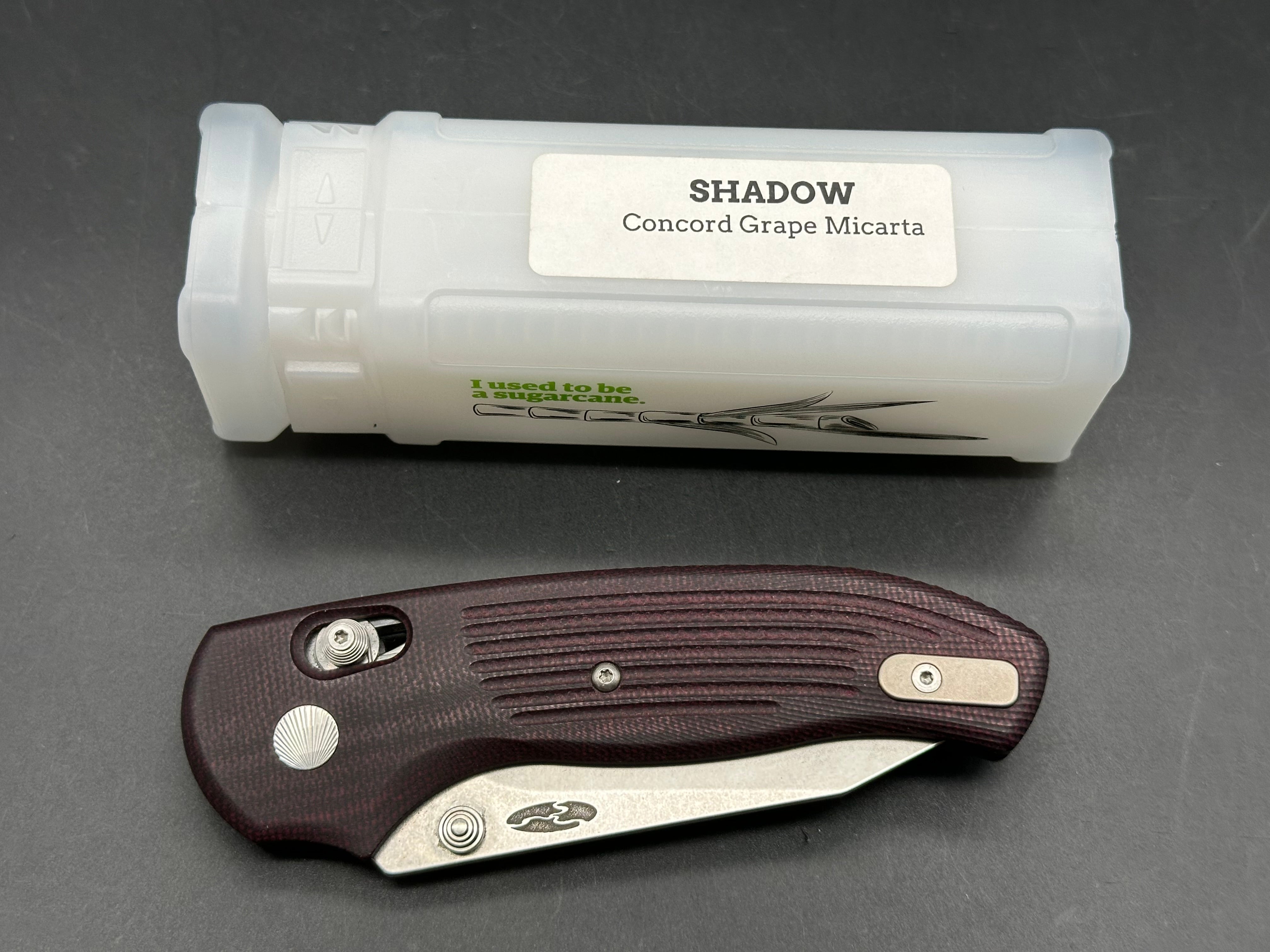 TRM Shadow 3D Concord Grape Micarta
